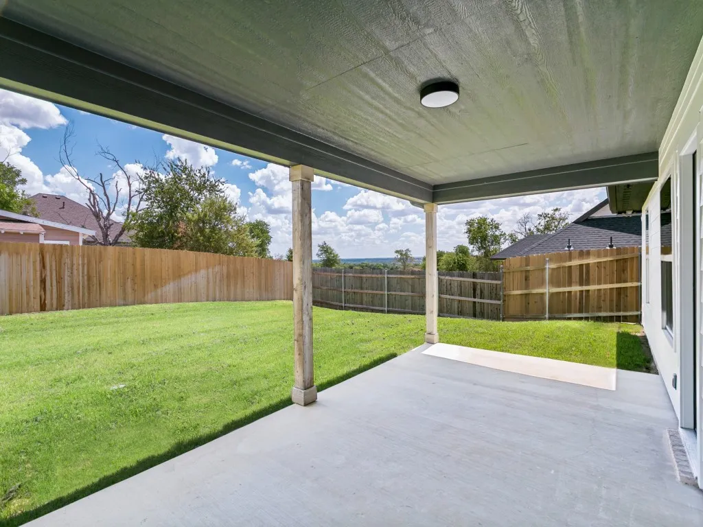 Oversized Covered Back Porch
