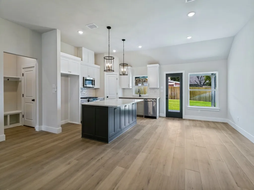 Dining Area with a View of the Back Patio
