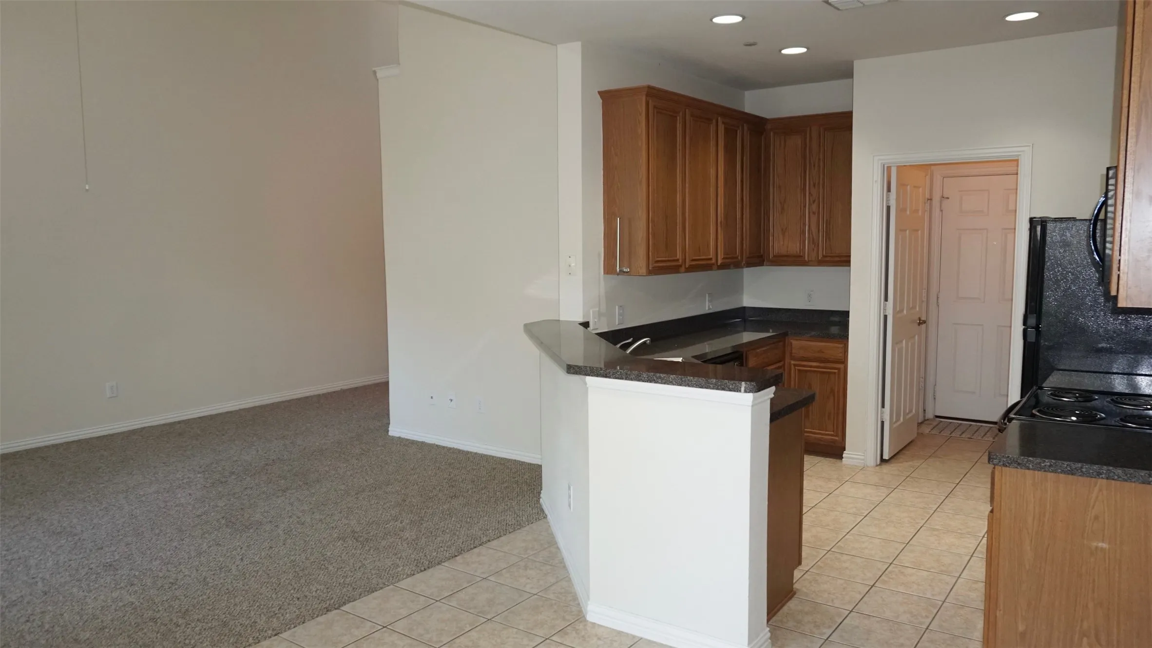 Kitchen & Living Room