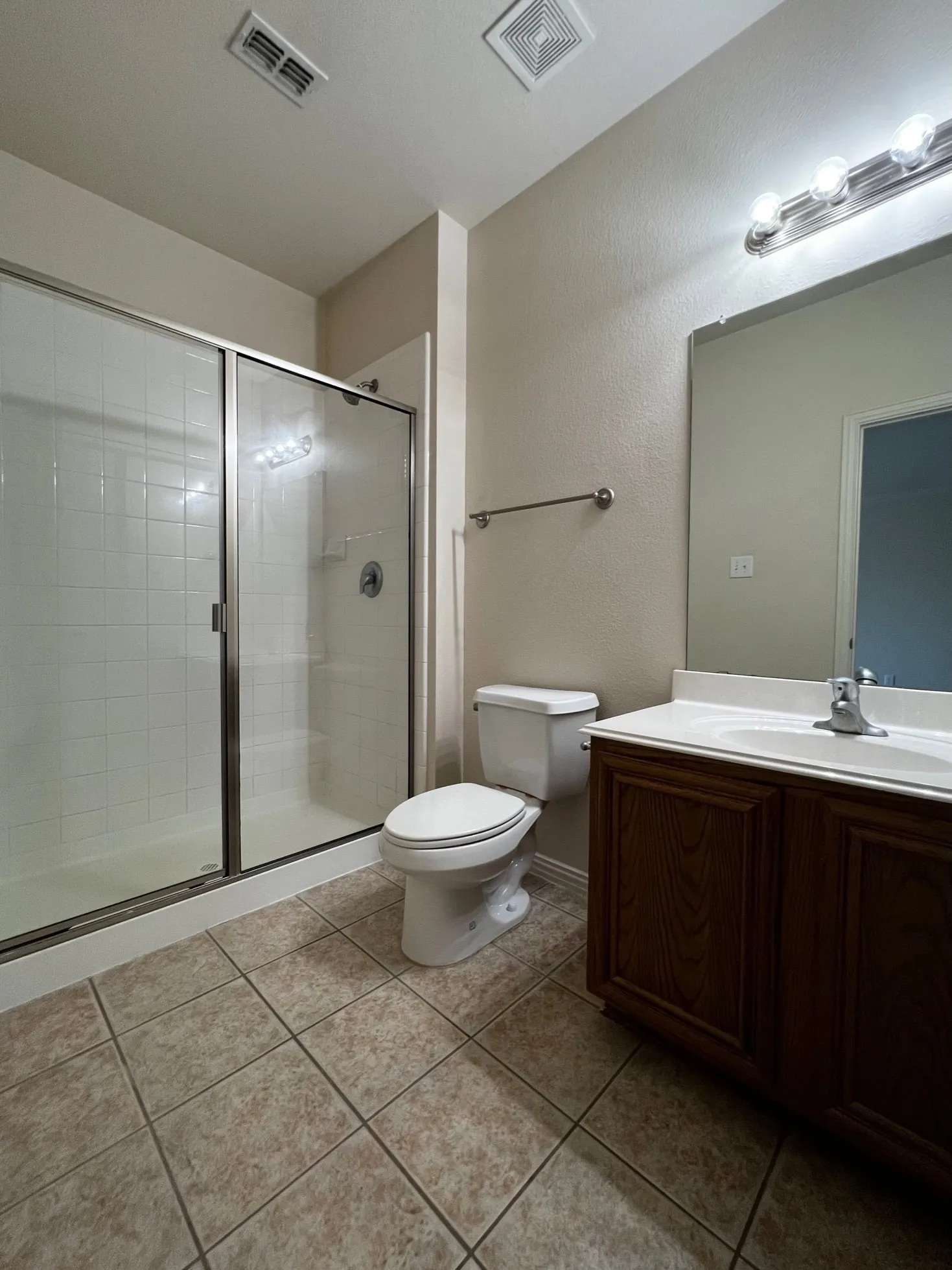Primary Bathroom With Walk In Shower