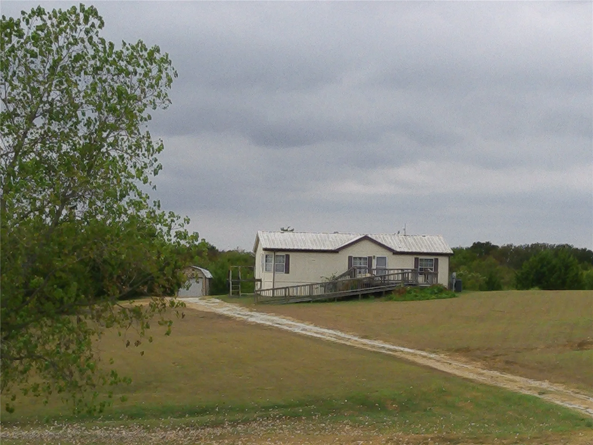 Driveway to property
