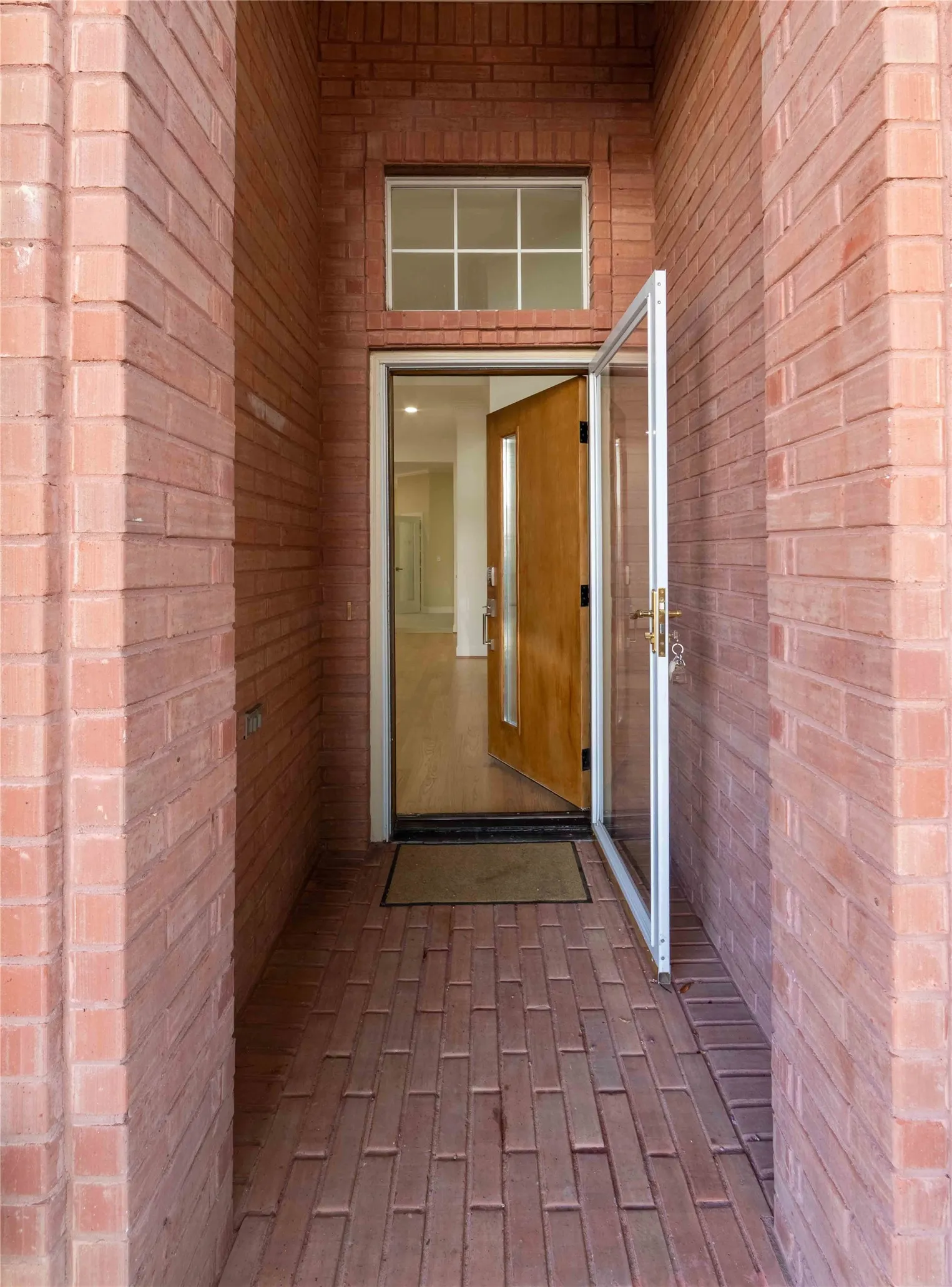 Front door.