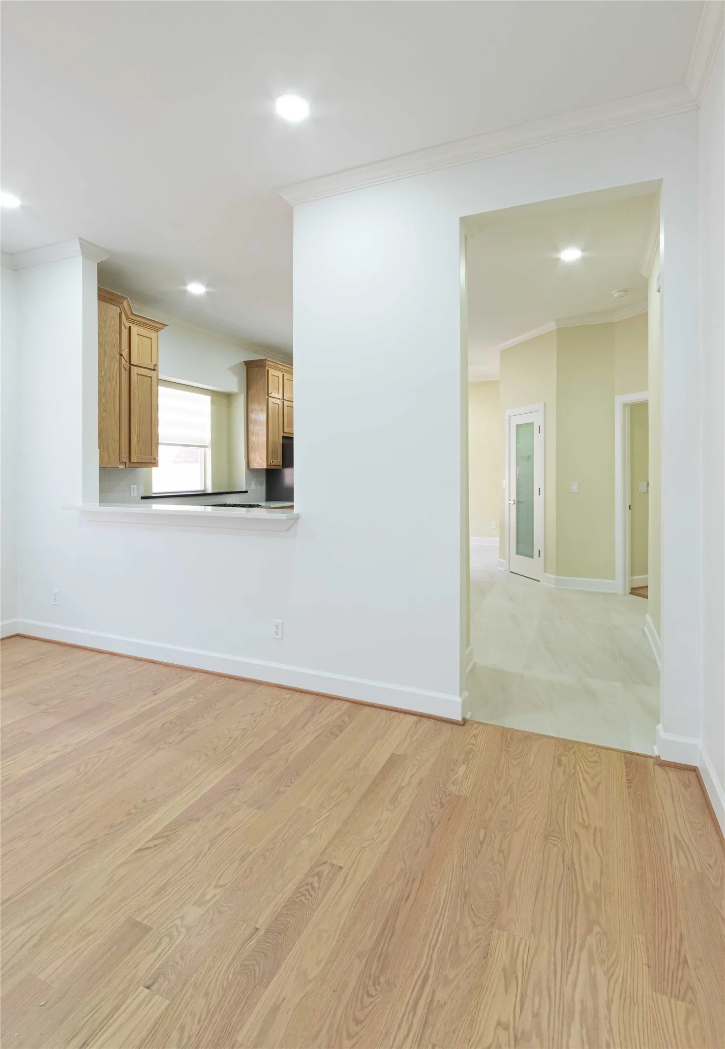 Entry to the kitchen.