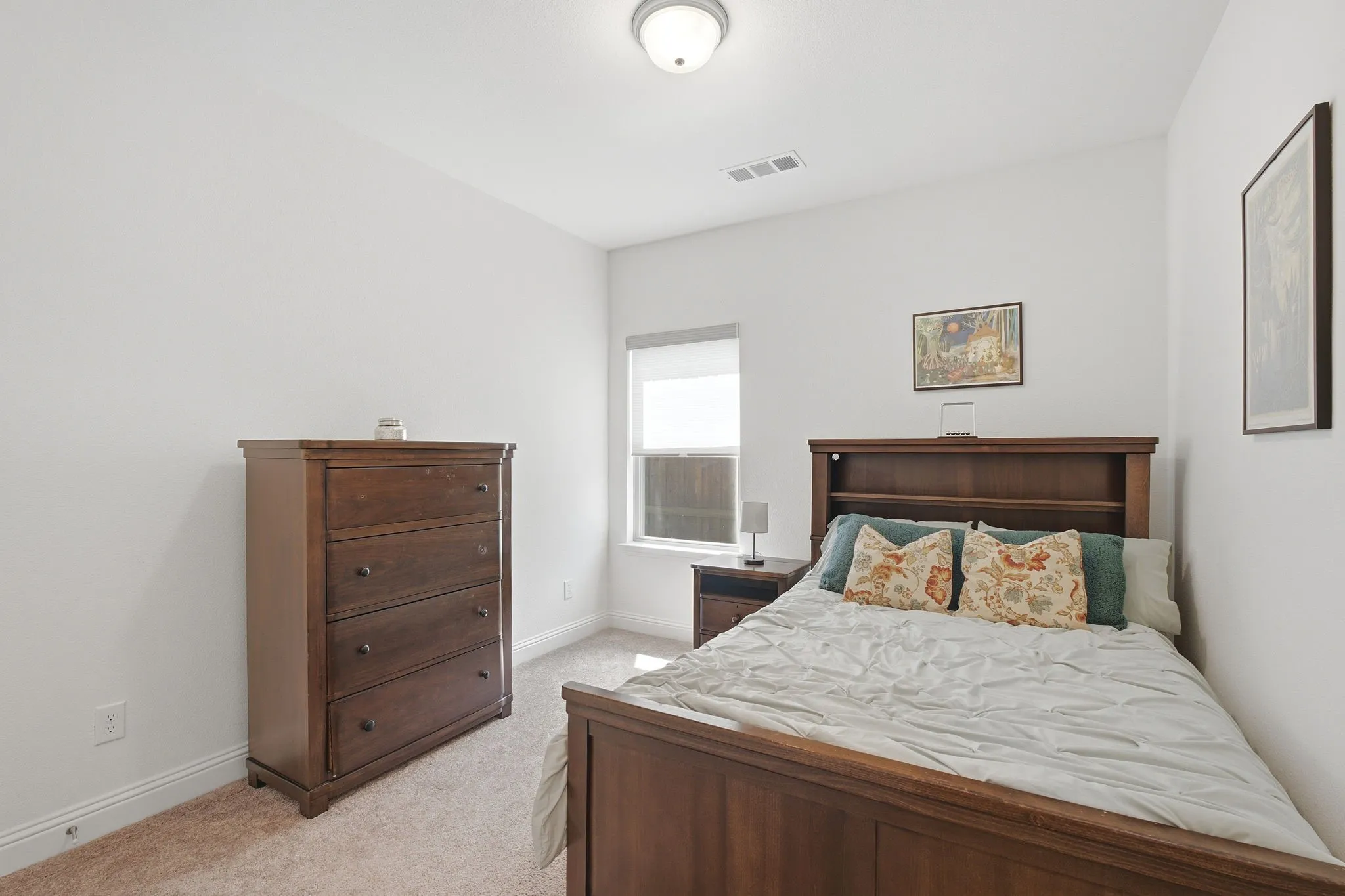 Just one of the three secondary bedrooms