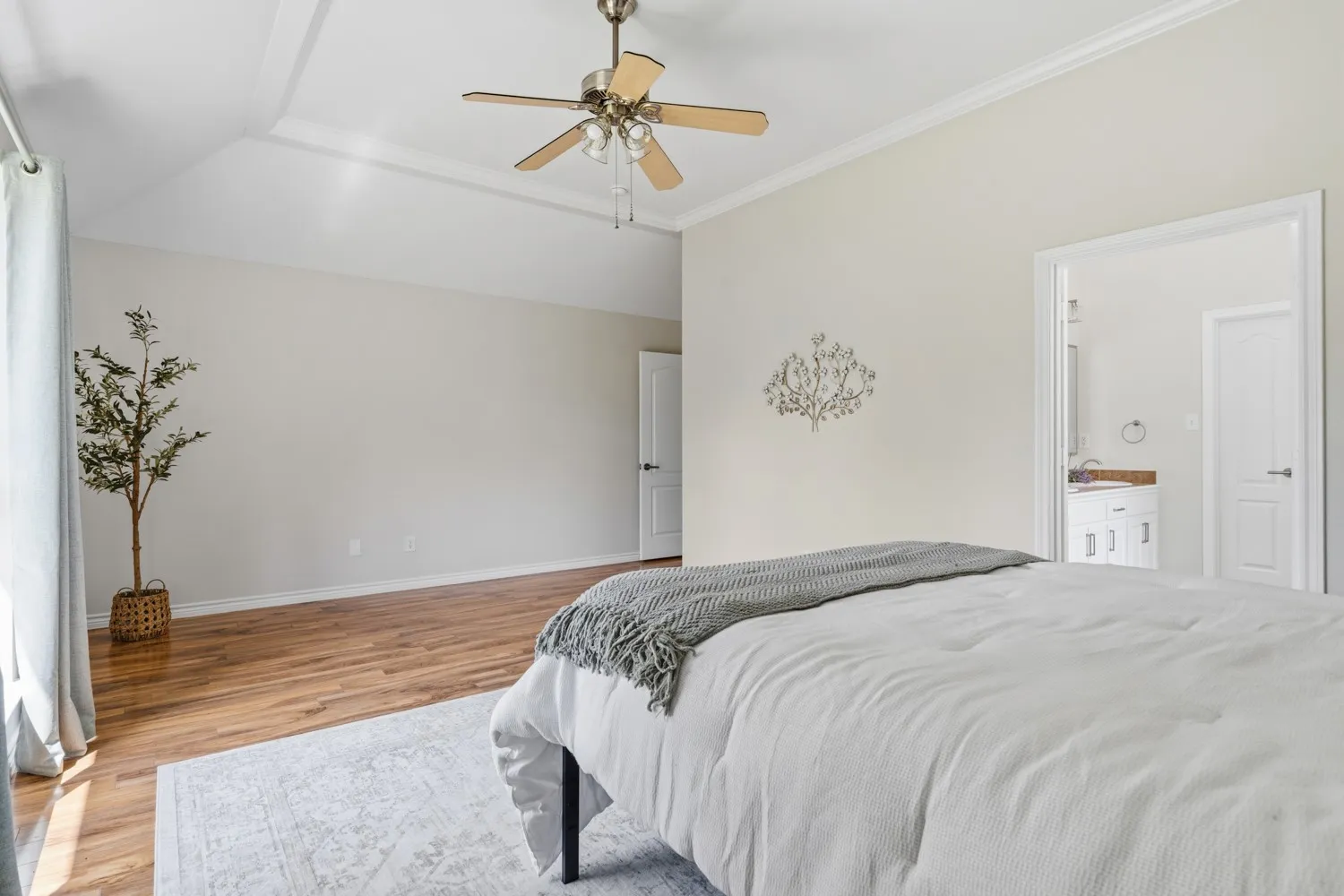 Primary BR with room for a reading nook