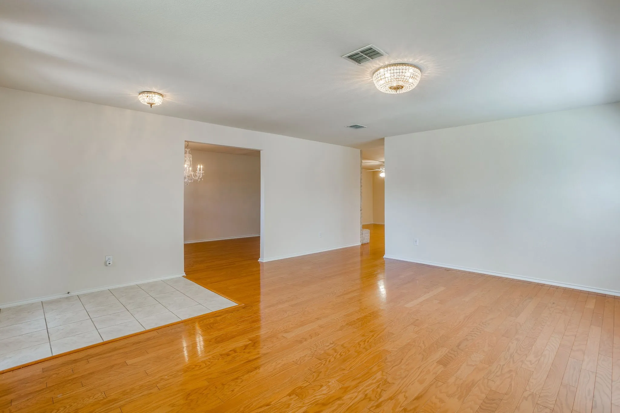 Living Room facing Dining Room.