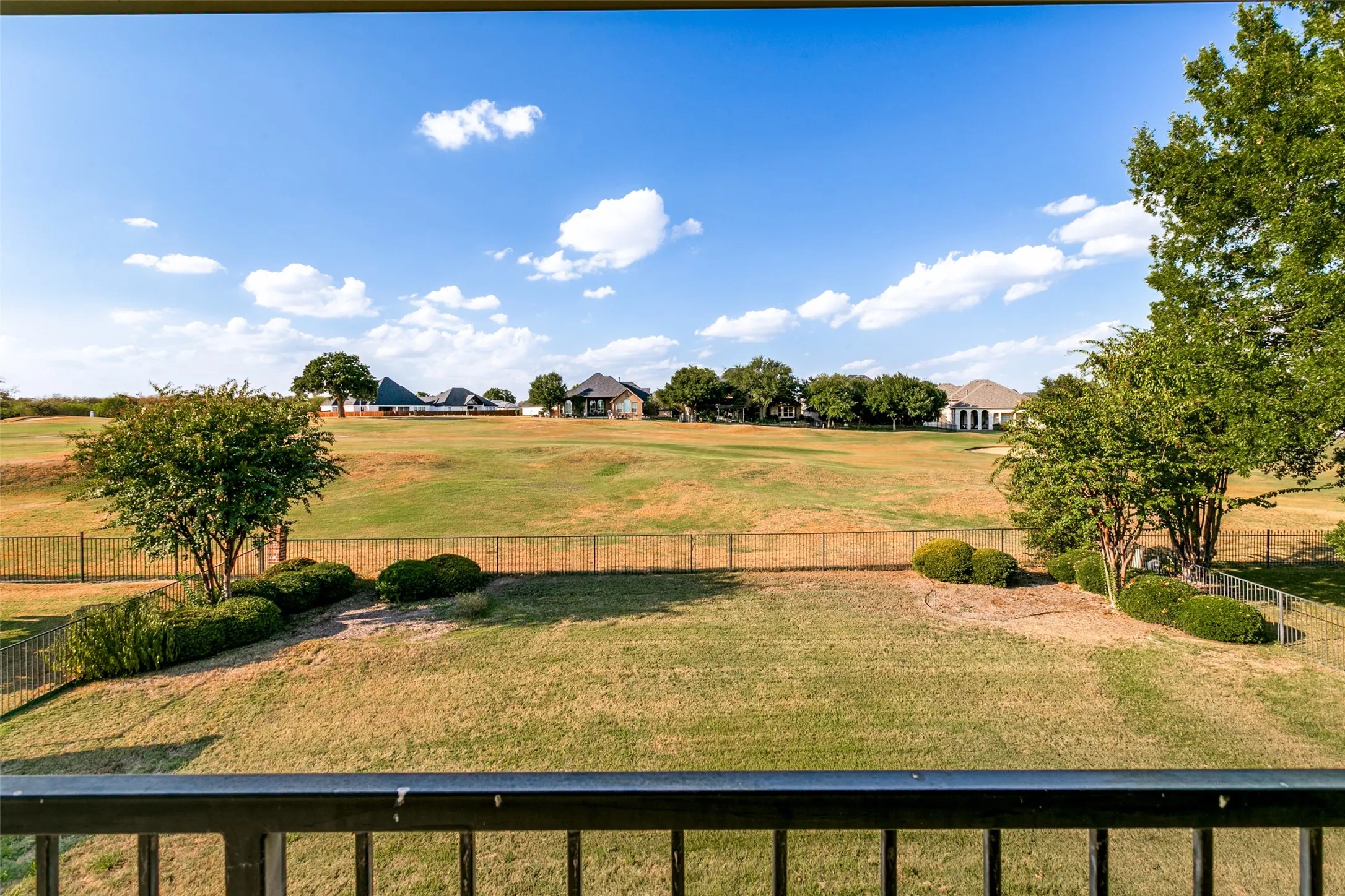 View of golf course from Balcony