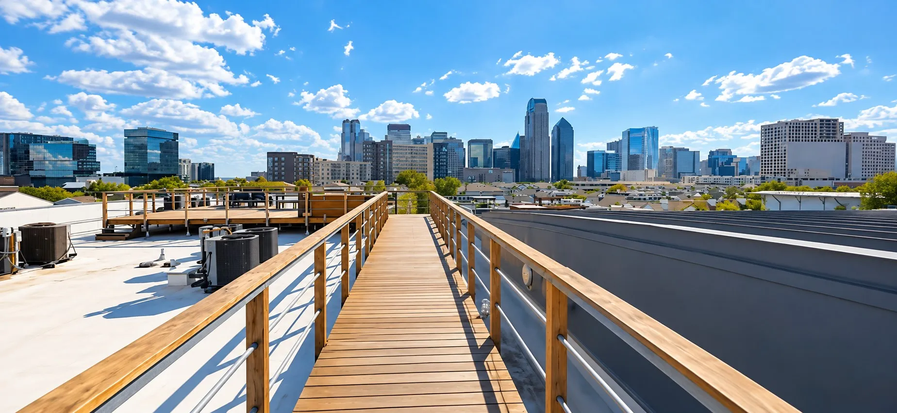 With direct views of Downtown Dallas!