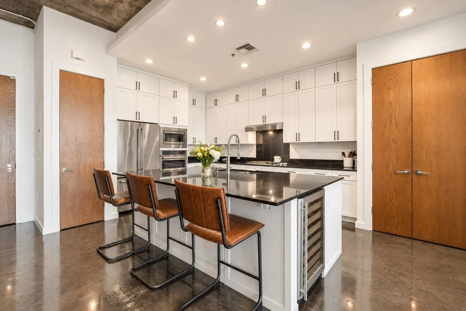 Redesigned custom cabinets