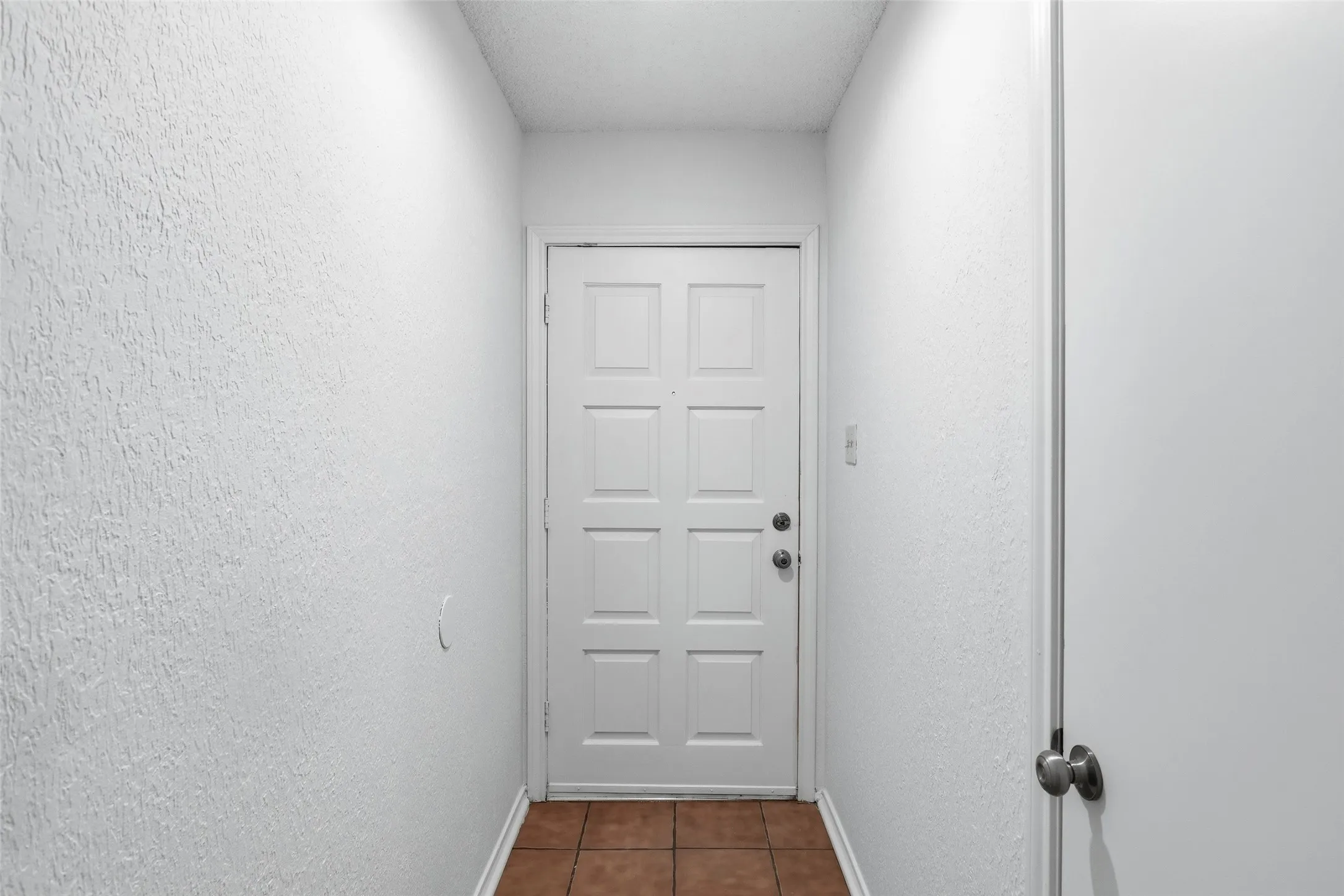 View of the front door
