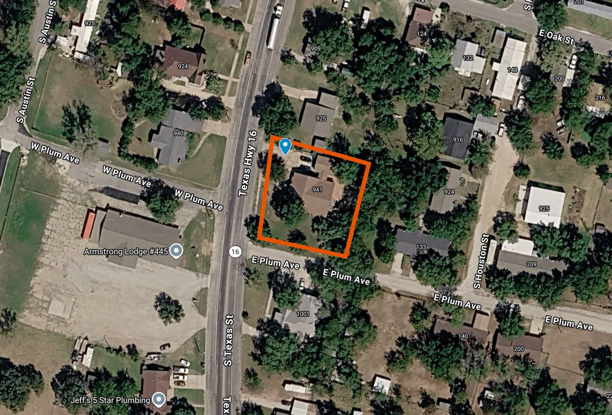 Aerial Map. Illustrating the spatial layout and property boundaries of the property