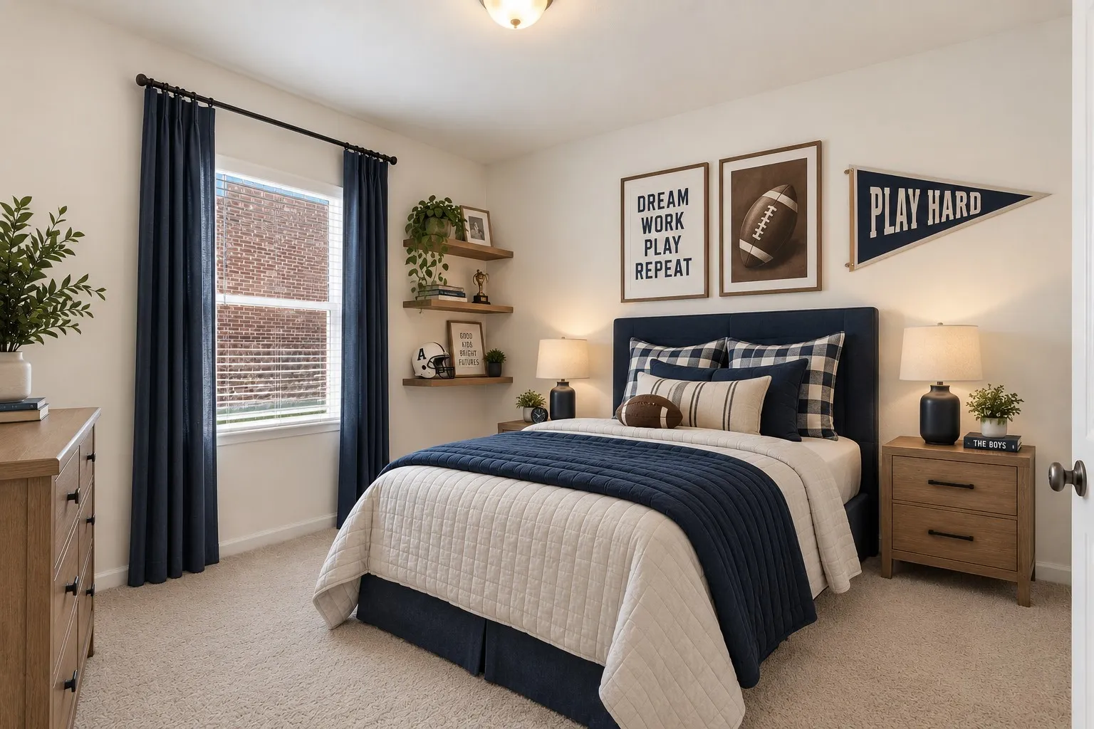 *Virtually Staged* secondary bedroom.