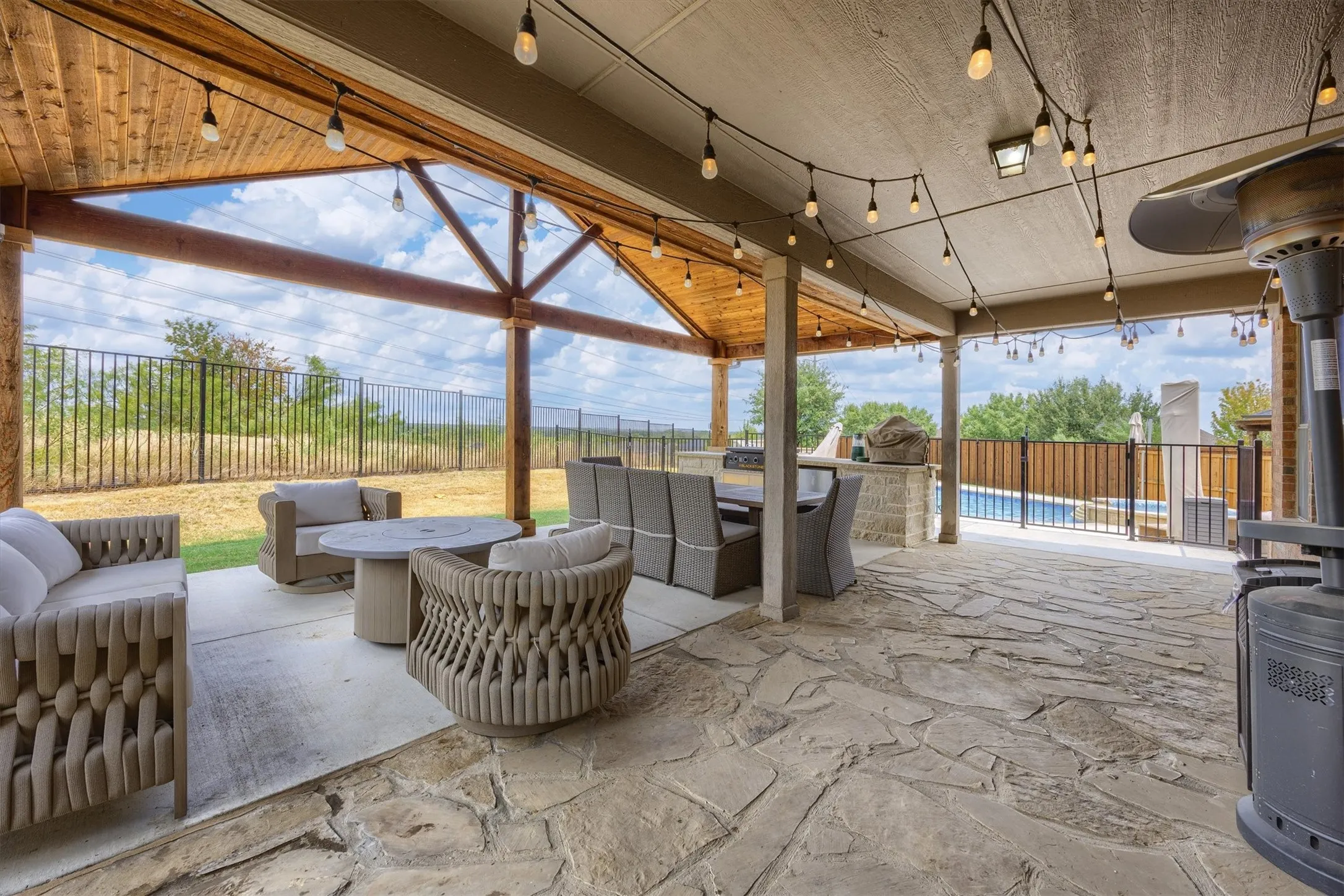 Look how spacious this patio is!