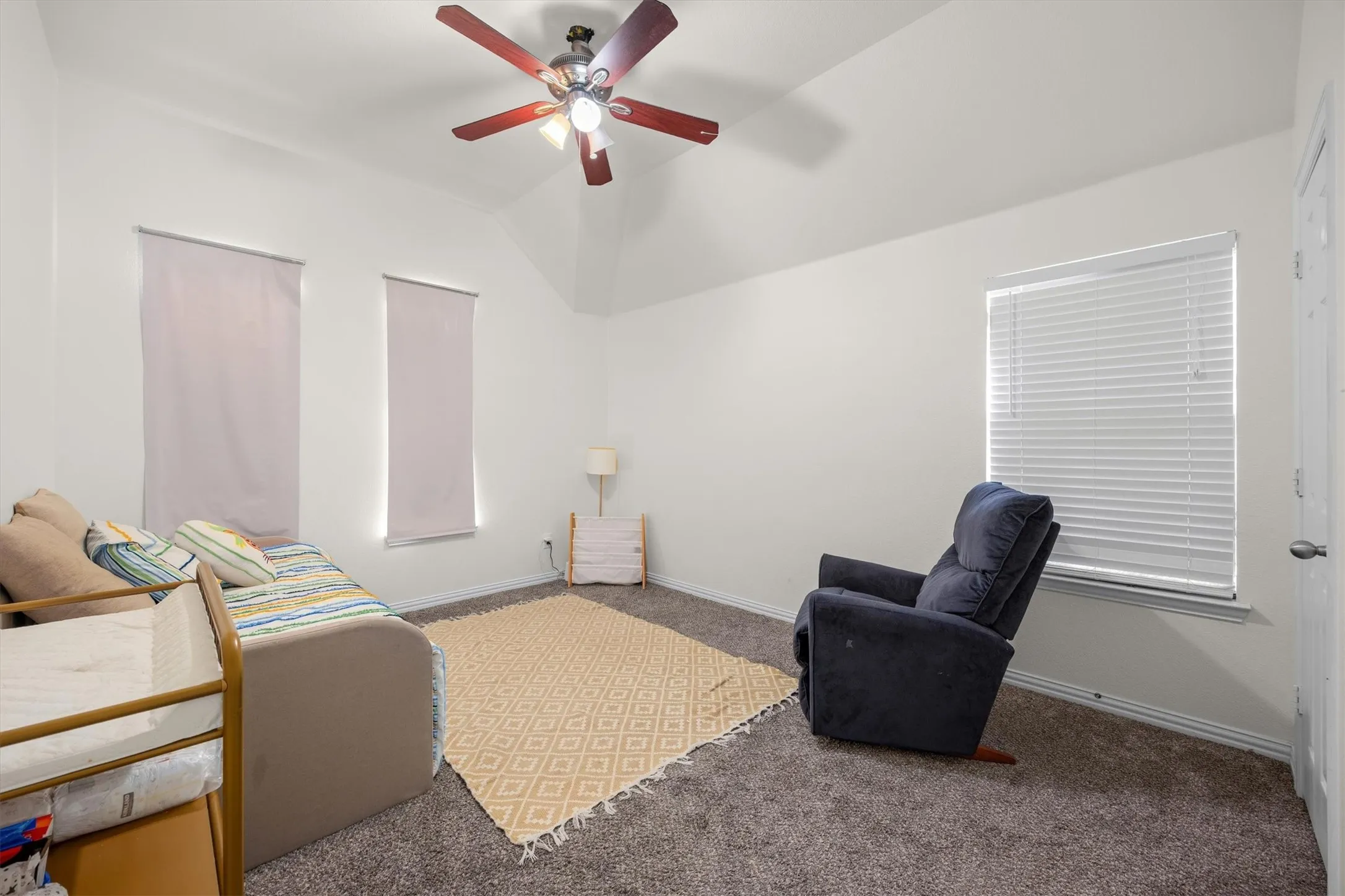 Bedroom 3 is located across from the hall bath.