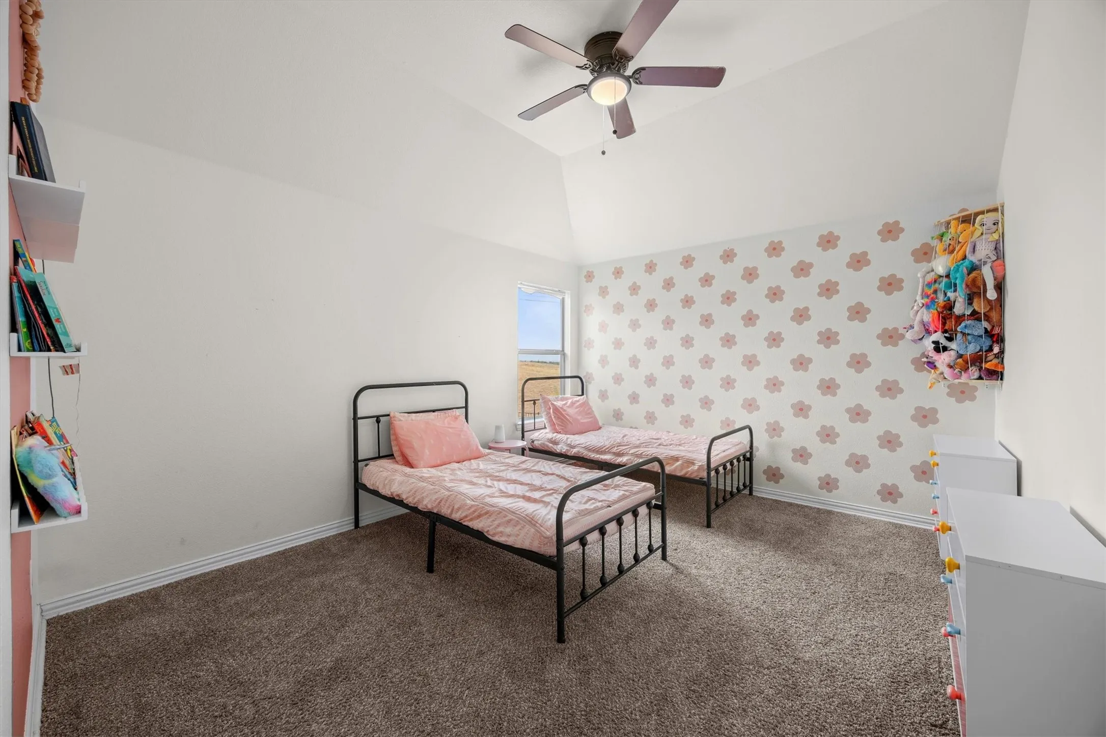Bedroom 2 is tucked toward the back of the home.