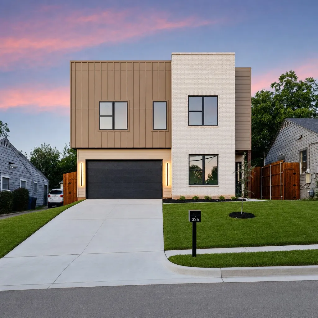 Single Family Residence For Sale in Dallas County , 326 Avenue F, Dallas, Texas 75203, 4 Bedroom, 3 Bathroom, 2 Garage spaces, 2,313 Sqft, built in 2026, mls#21378283, Real Estate Agent in Dallas, Homes For Sale in Dallas county, Homes For Sale in Dallas, Realtor in Dallas Texas, Real Estate Brokerage Independent Realty Texas, Luminita Cordes Realtor
