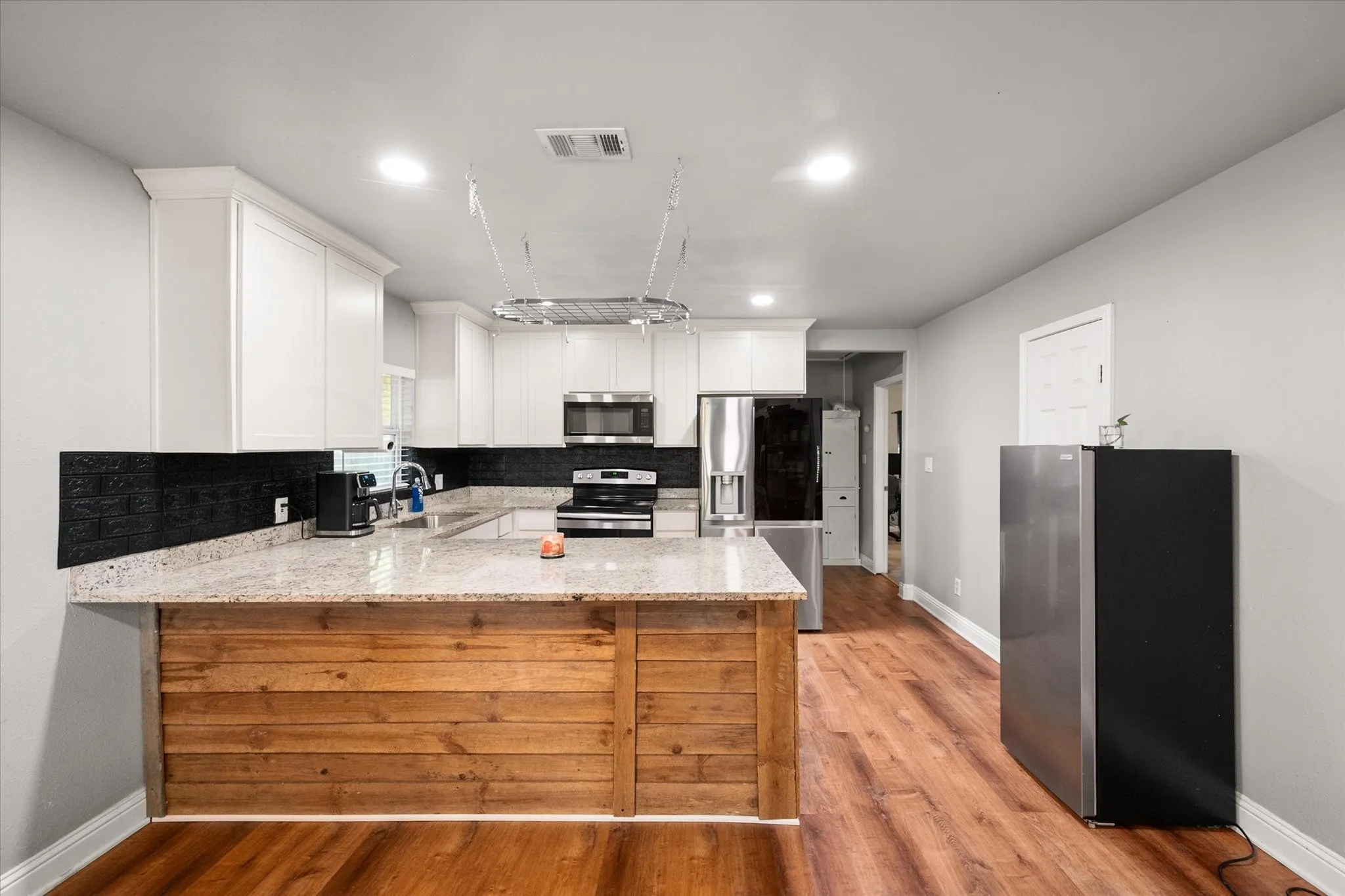 Rustic wood shiplap design
