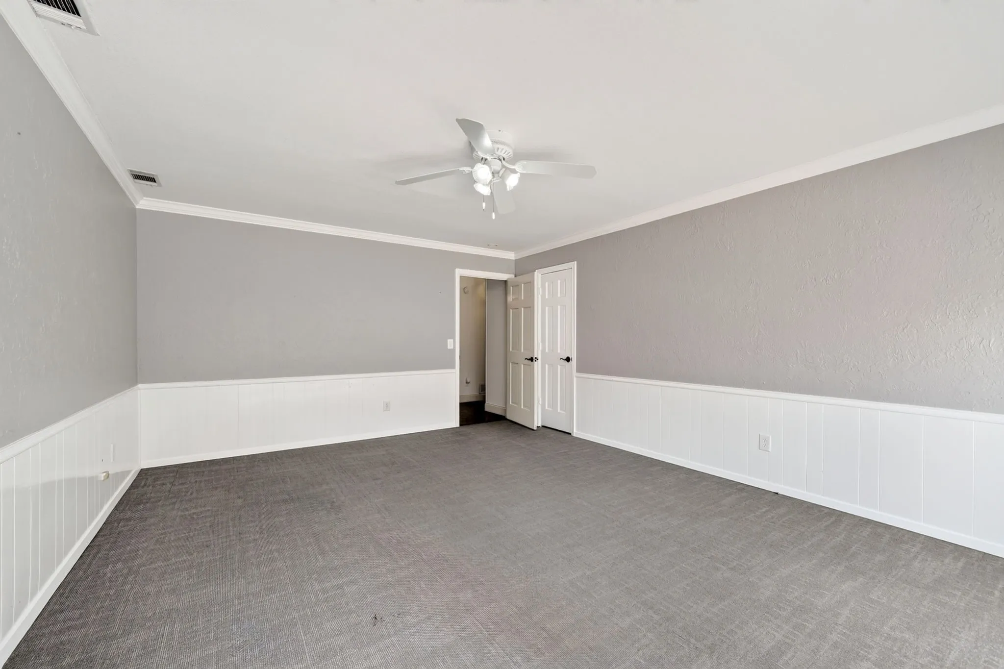 Perfect space for a playroom or media room