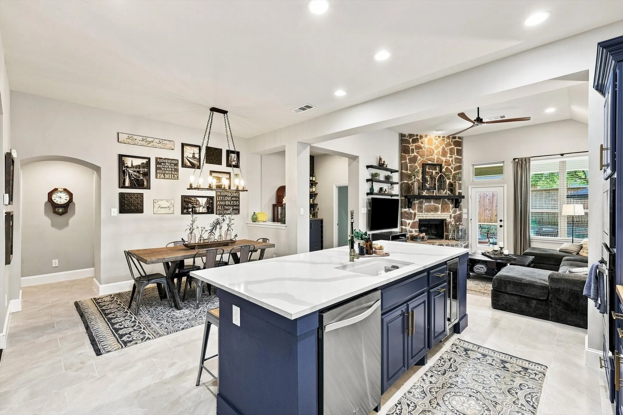 Brand new tile floors