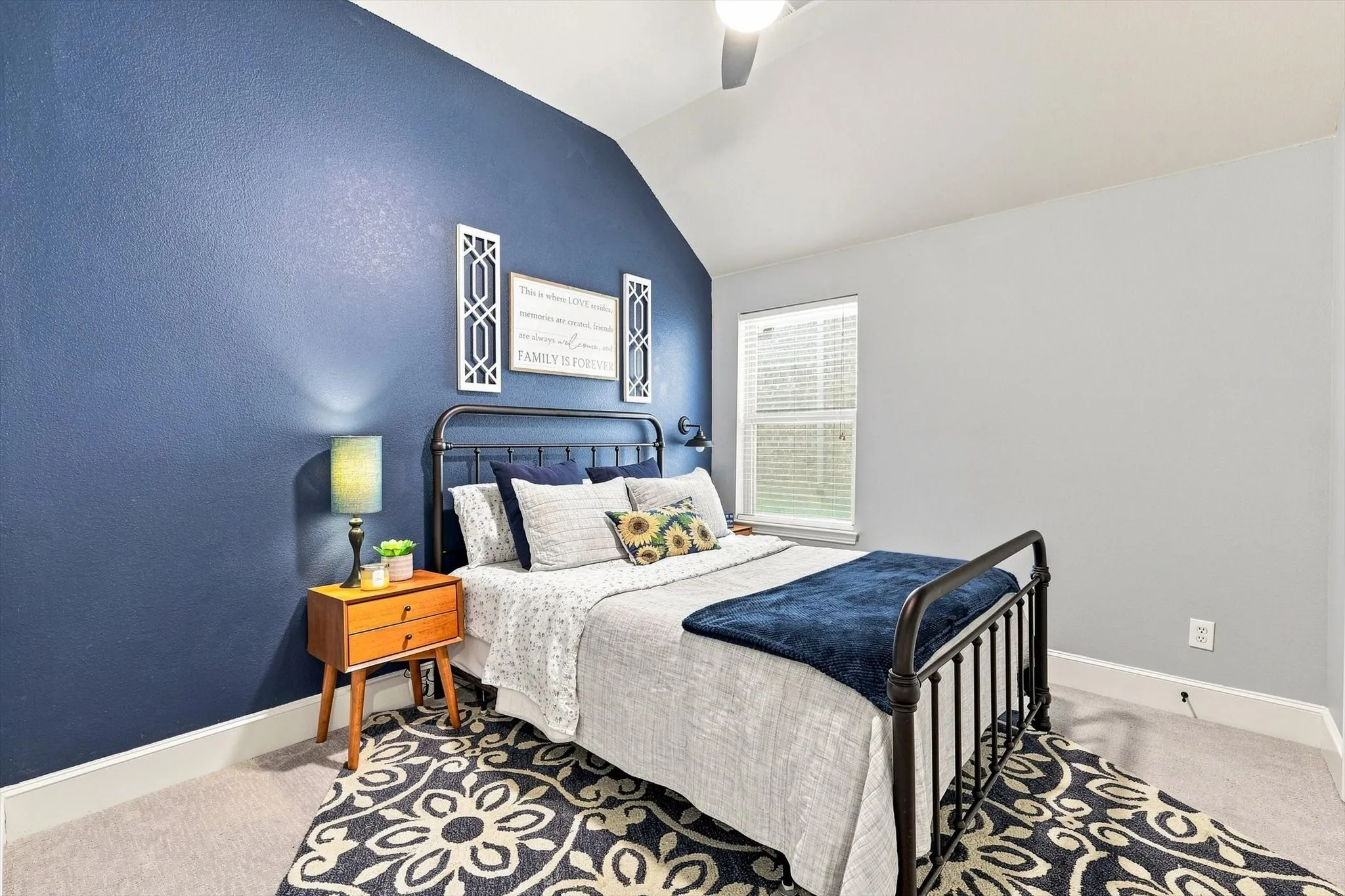 Bedroom 3 has a walk in closet and new carpet