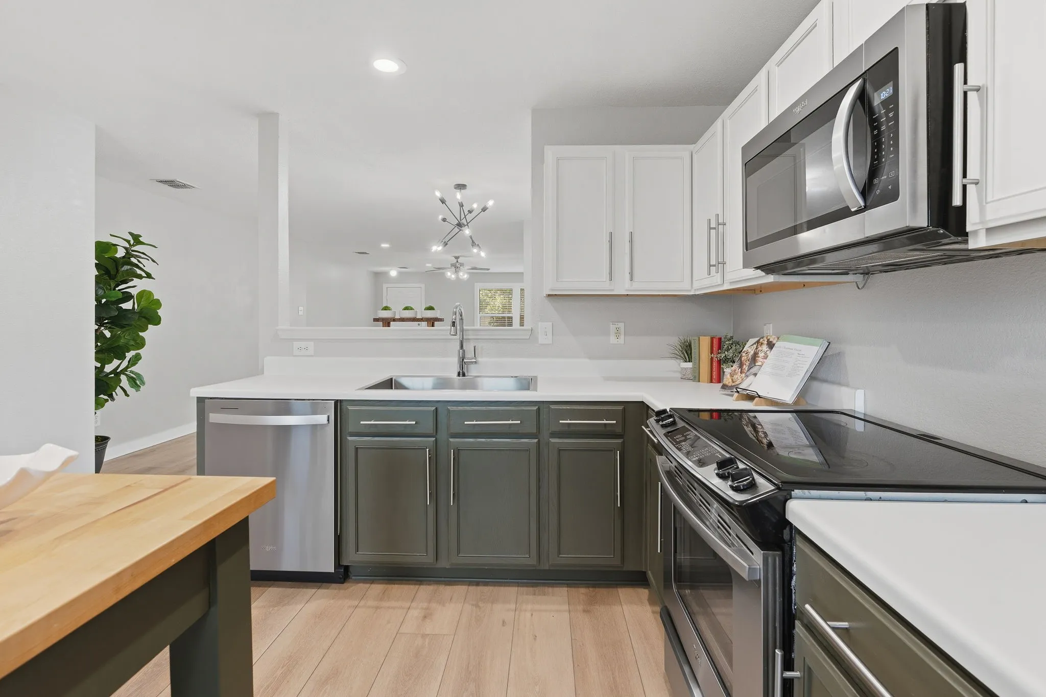 Open kitchen design connects seamlessly to the main living areas, creating an easy flow for everyday living and entertaining.