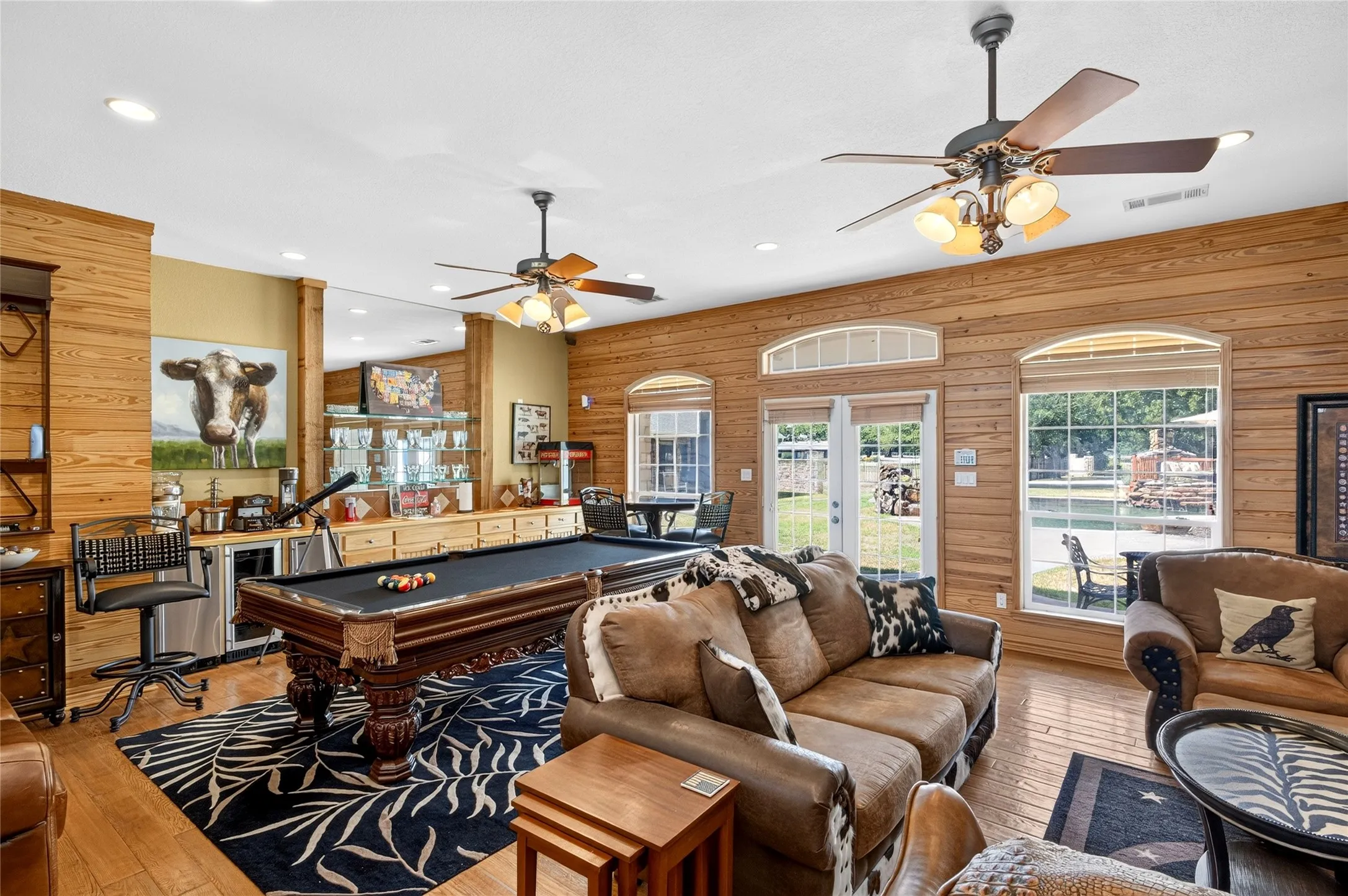 Pool House game room