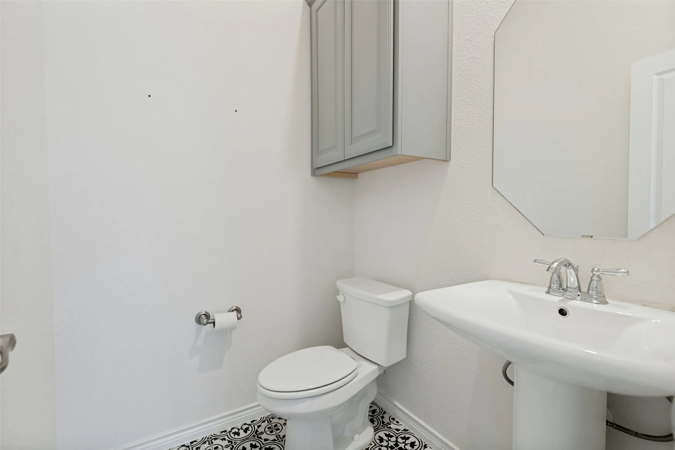 Half Bath Located on the first floor-Perfect for guests