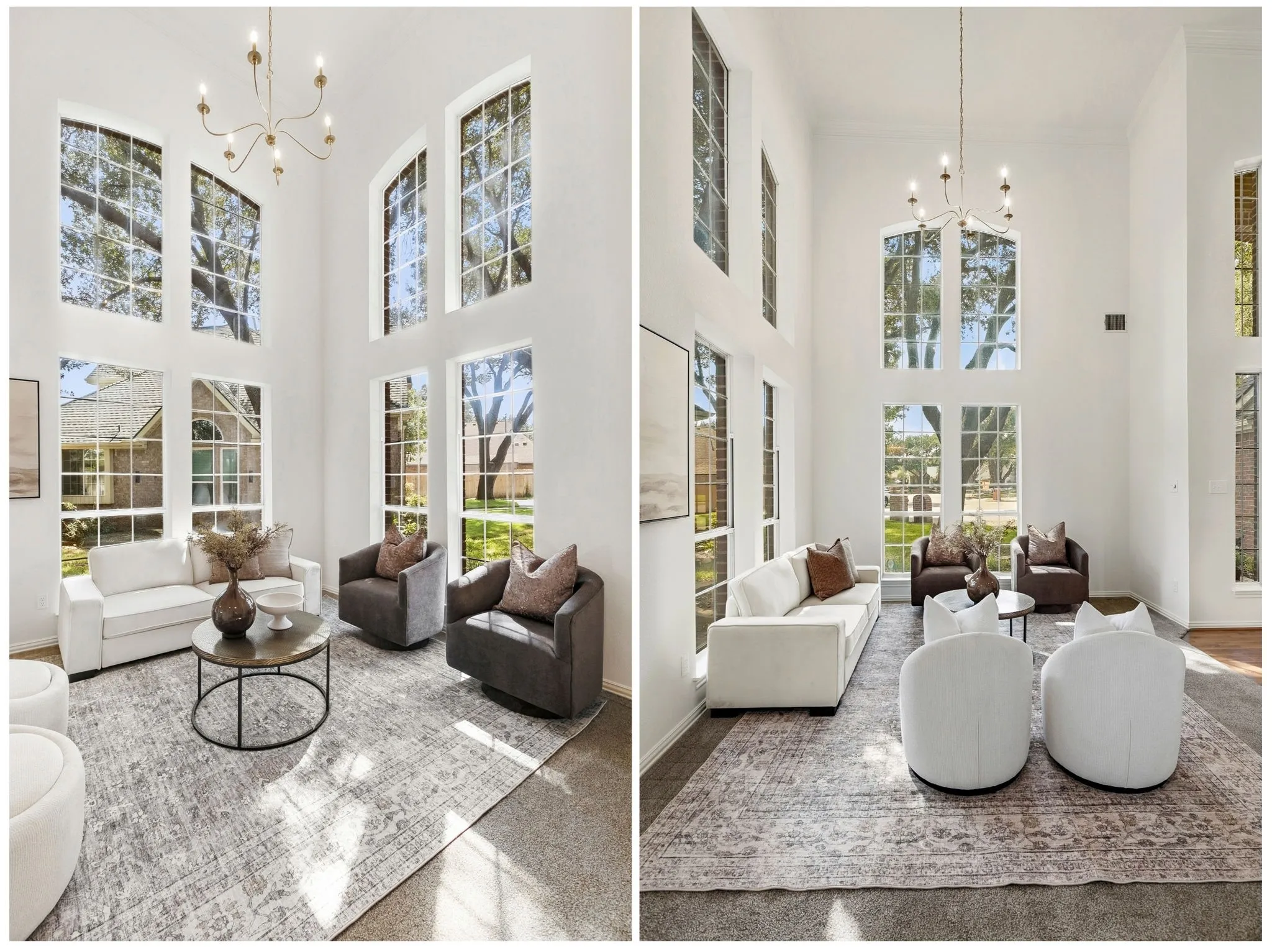 Tall Ceilings with oversized windows