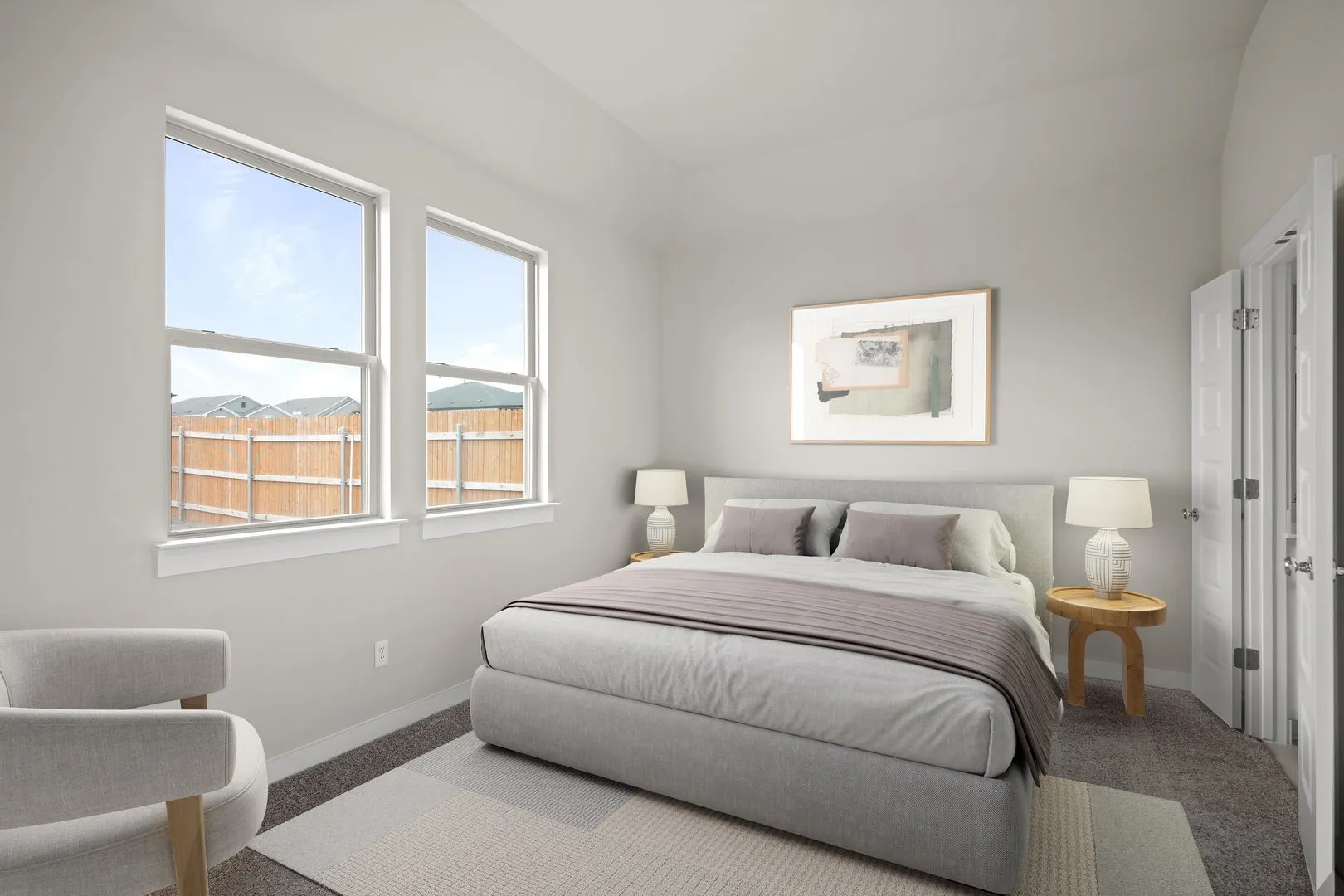 Primary Suite in the Birch home plan by Trophy Signature Homes – REPRESENTATIVE PHOTO
