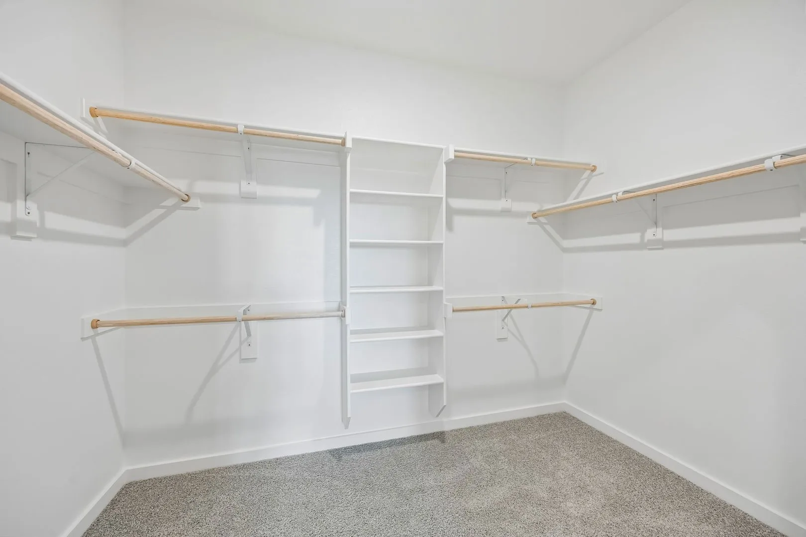 Primary Closet in the Mesquite home plan by Trophy Signature Homes – REPRESENTATIVE PHOTO