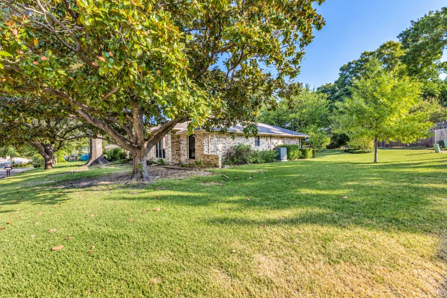 Corner lot with plenty of space!