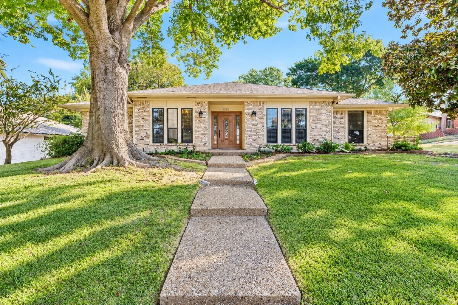 Set off the street this home has a wonderful welcoming spirit.