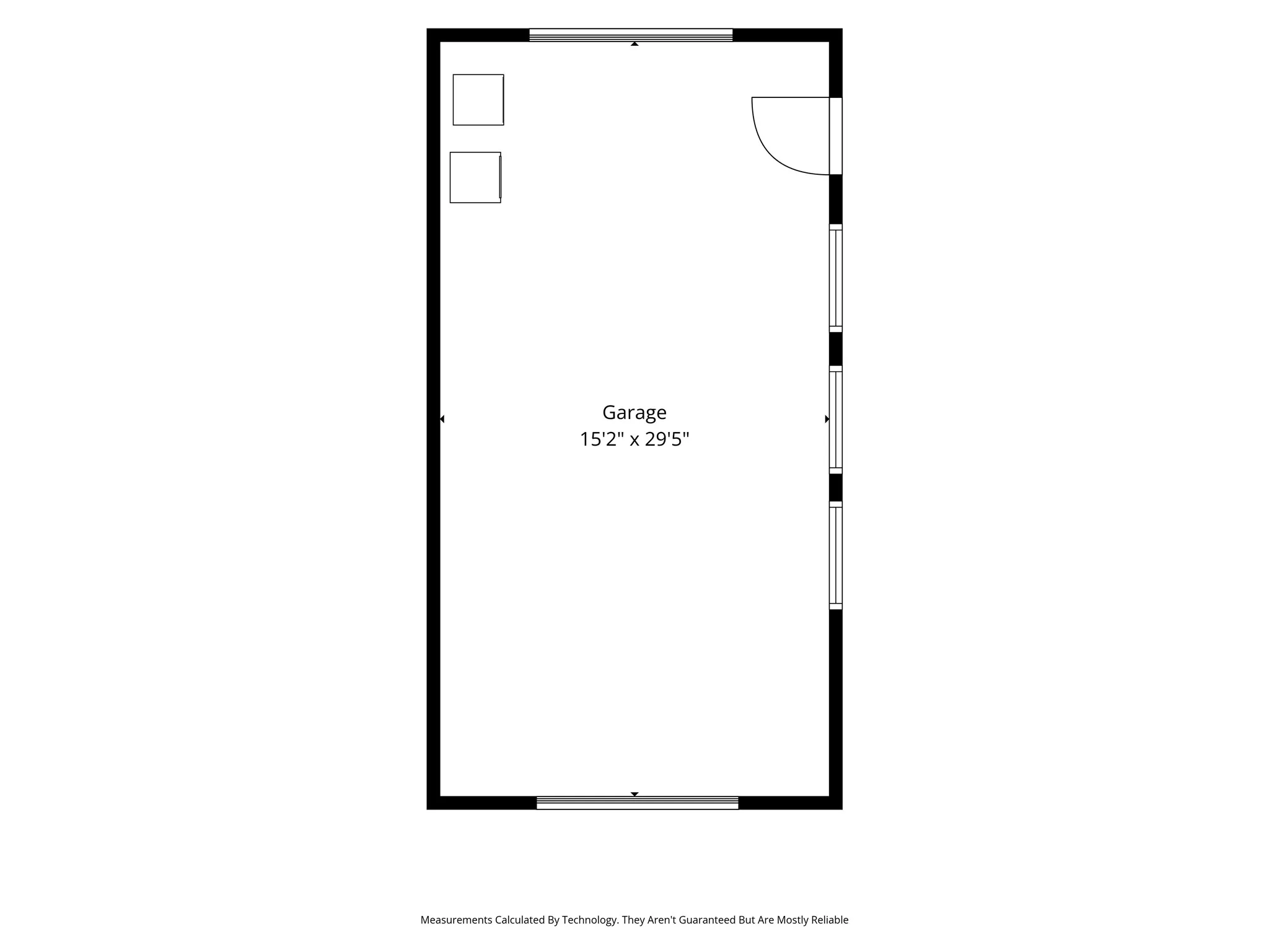 dimensions for the shop