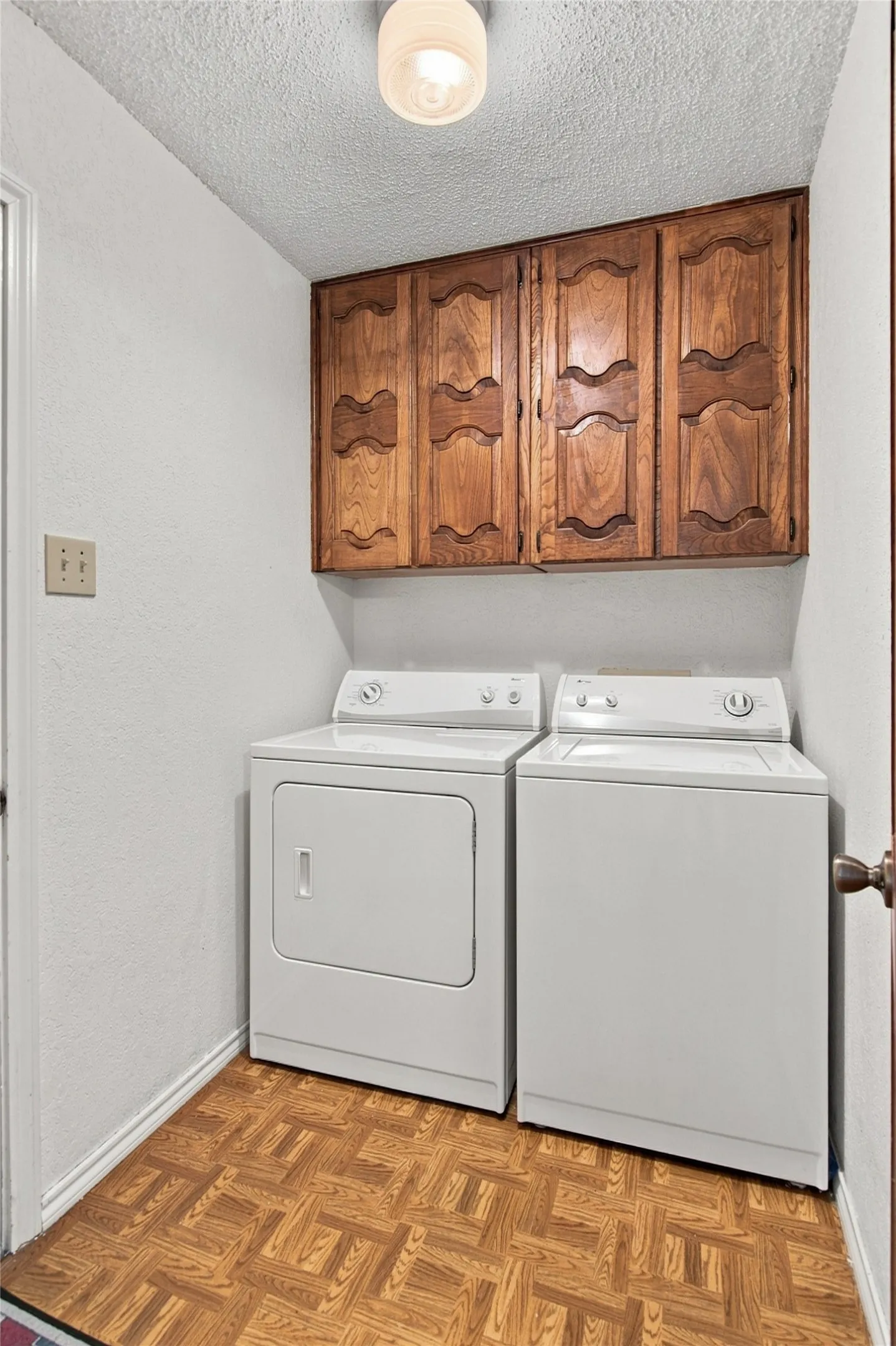 Laundry day will be a breeze with the room.