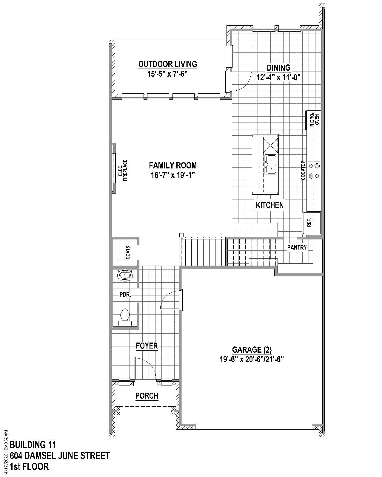 1st level floor plan