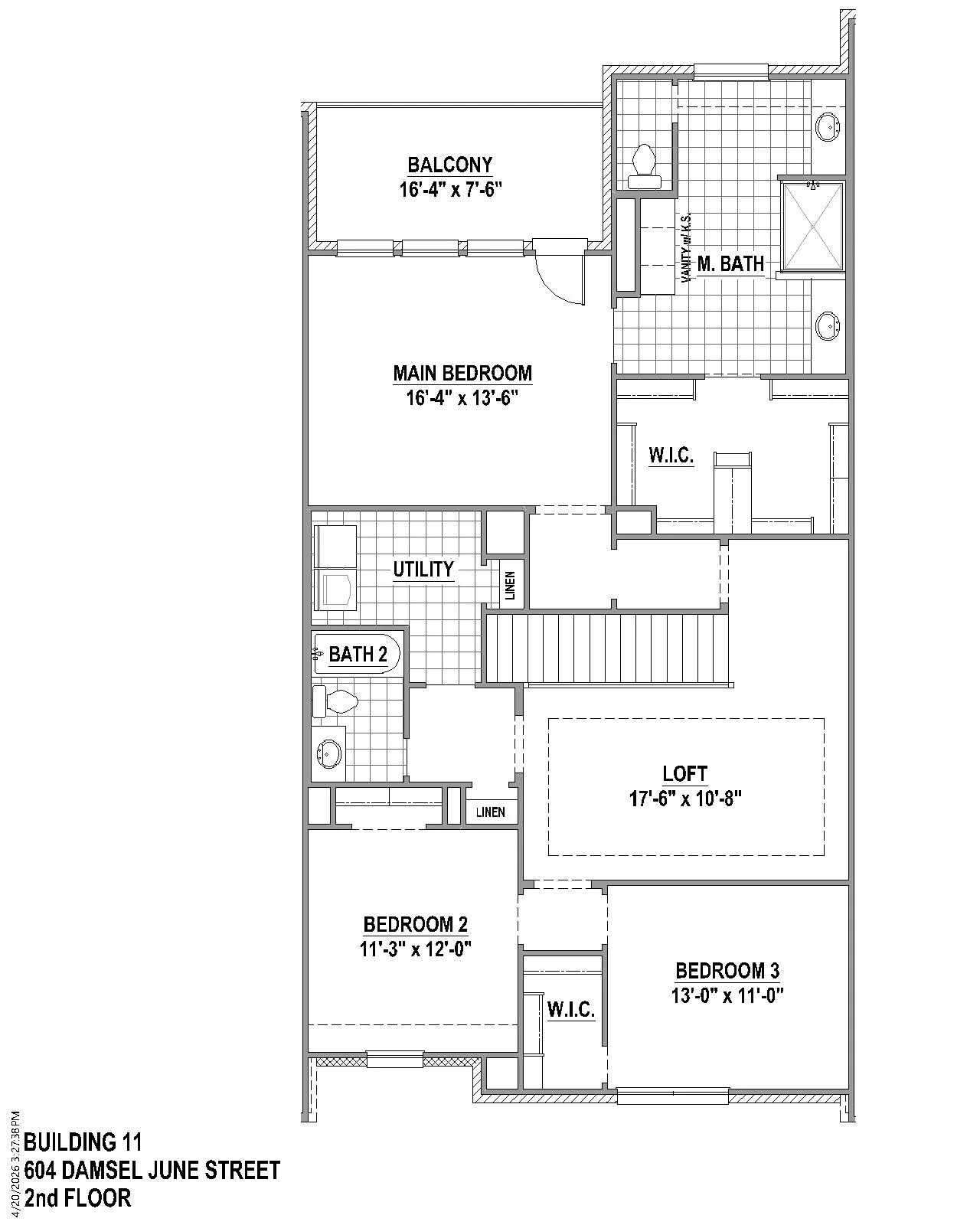 2nd level floor plan