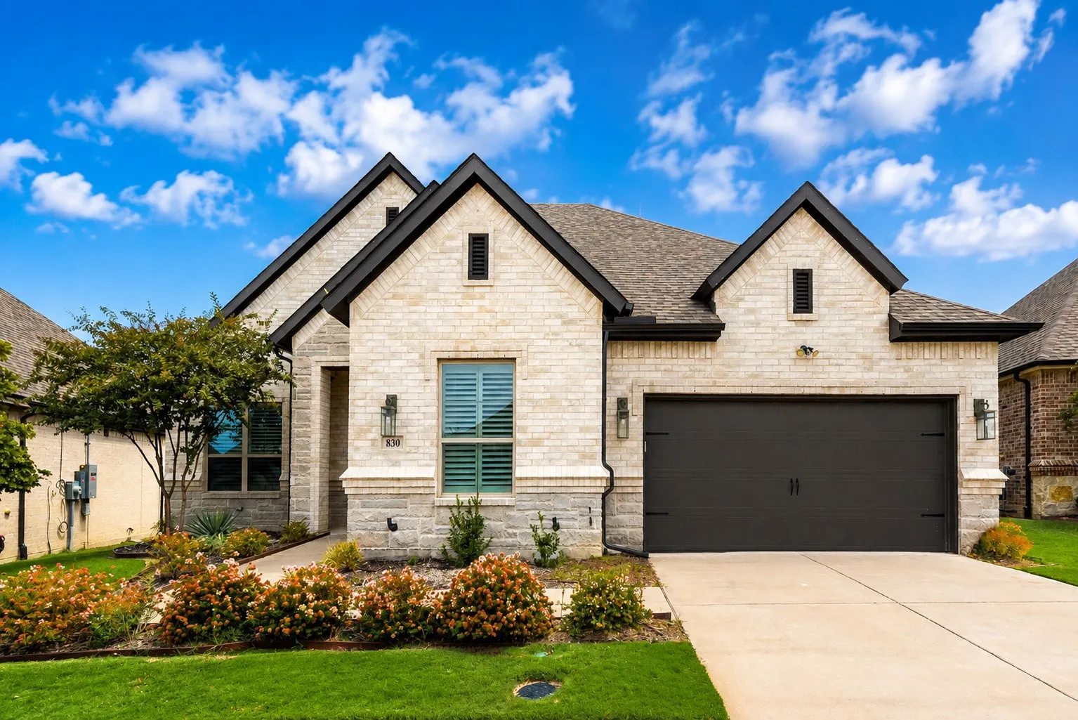 Impressive curb appeal, striking elevation, premier lot!