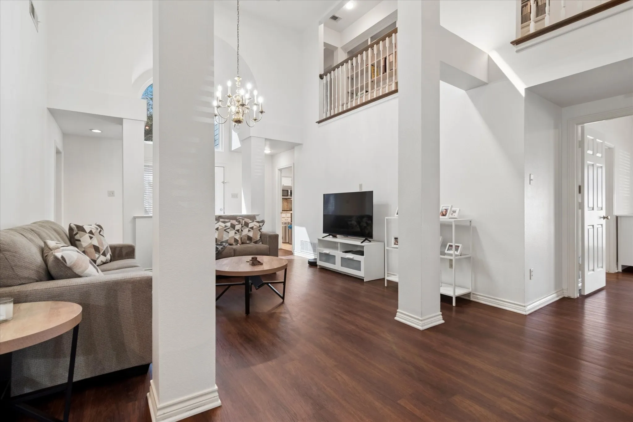 Upstairs loft overlooks the Great Room