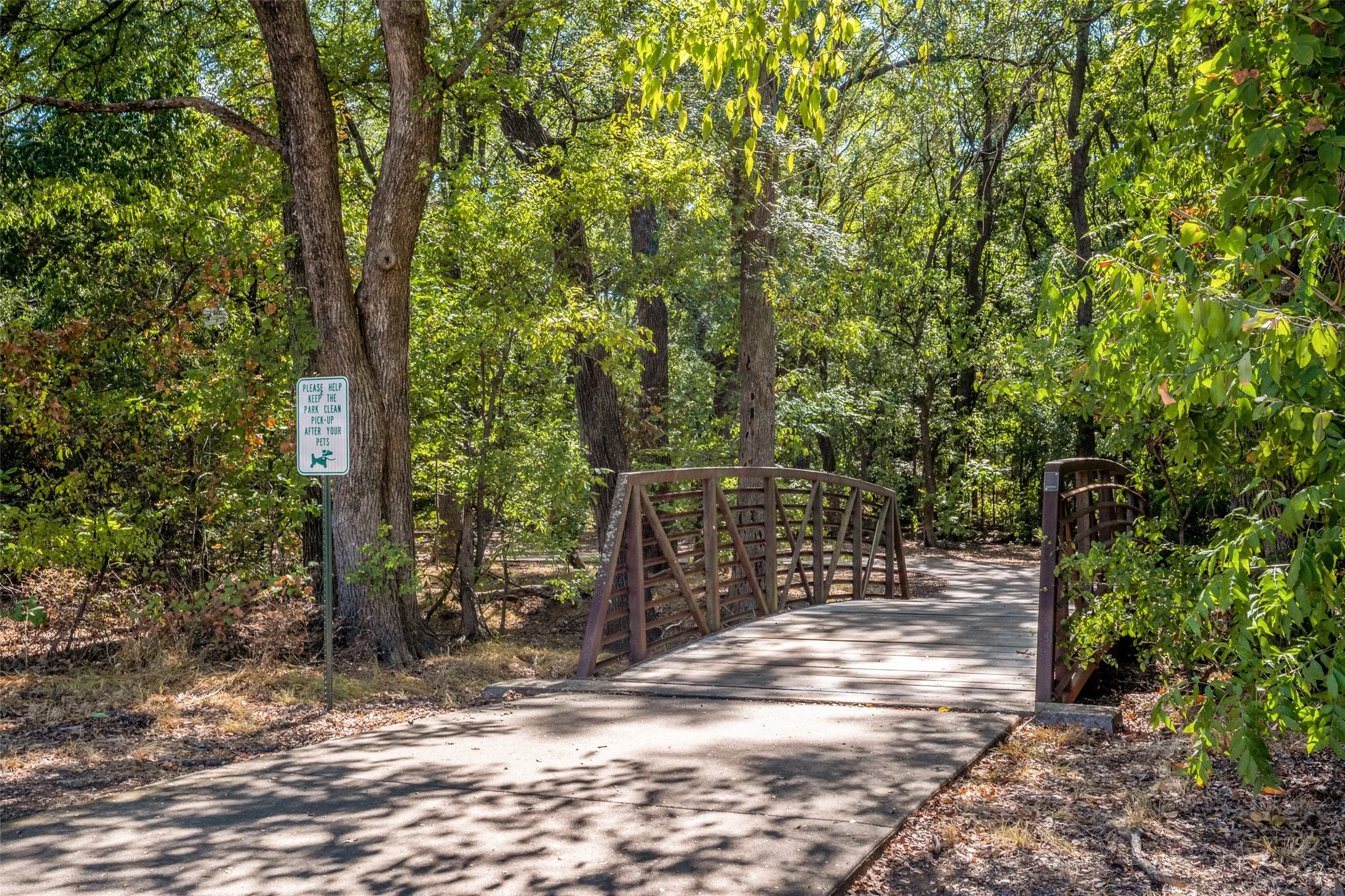 Community walking trail system.