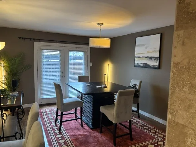 Large dining area