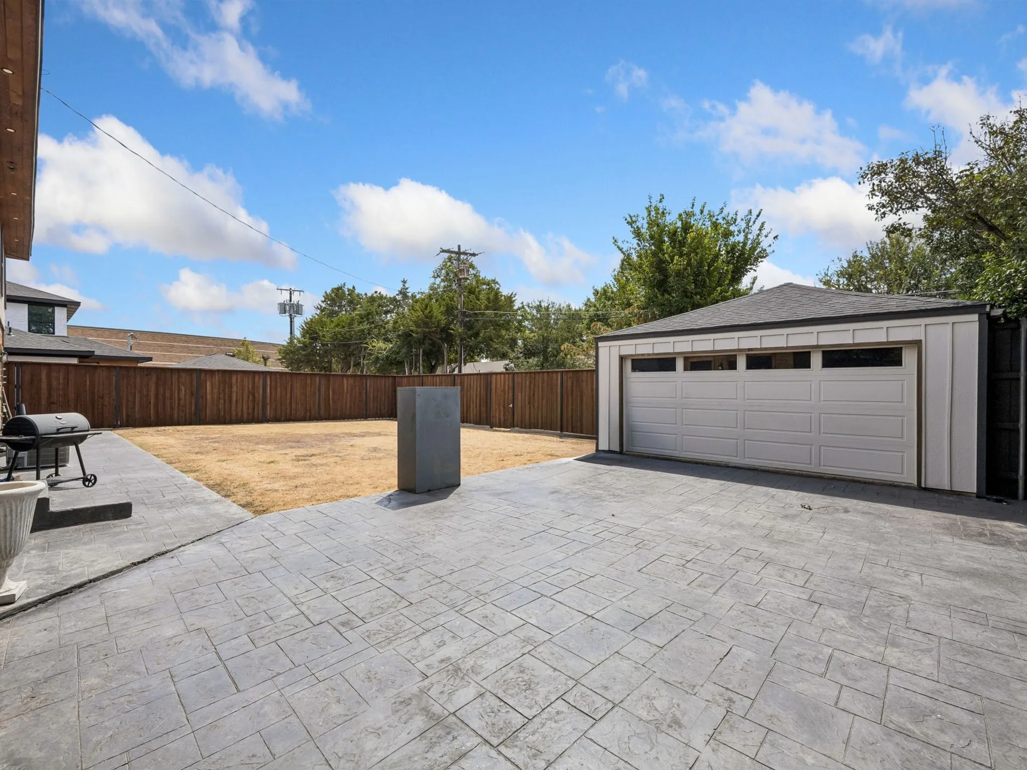 Garage can be used for storage but not parking.