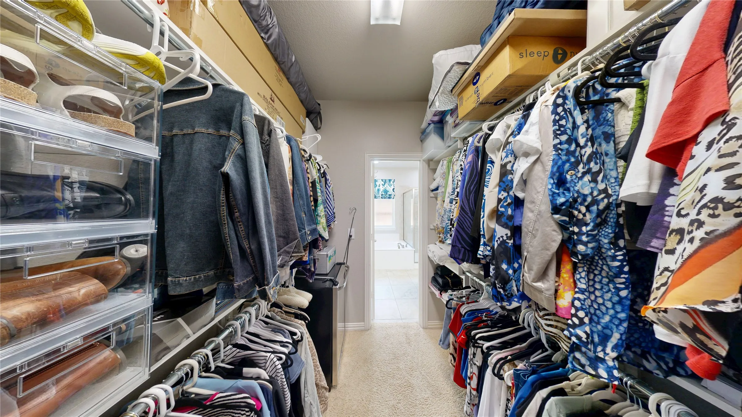 Primary walk-in closet
