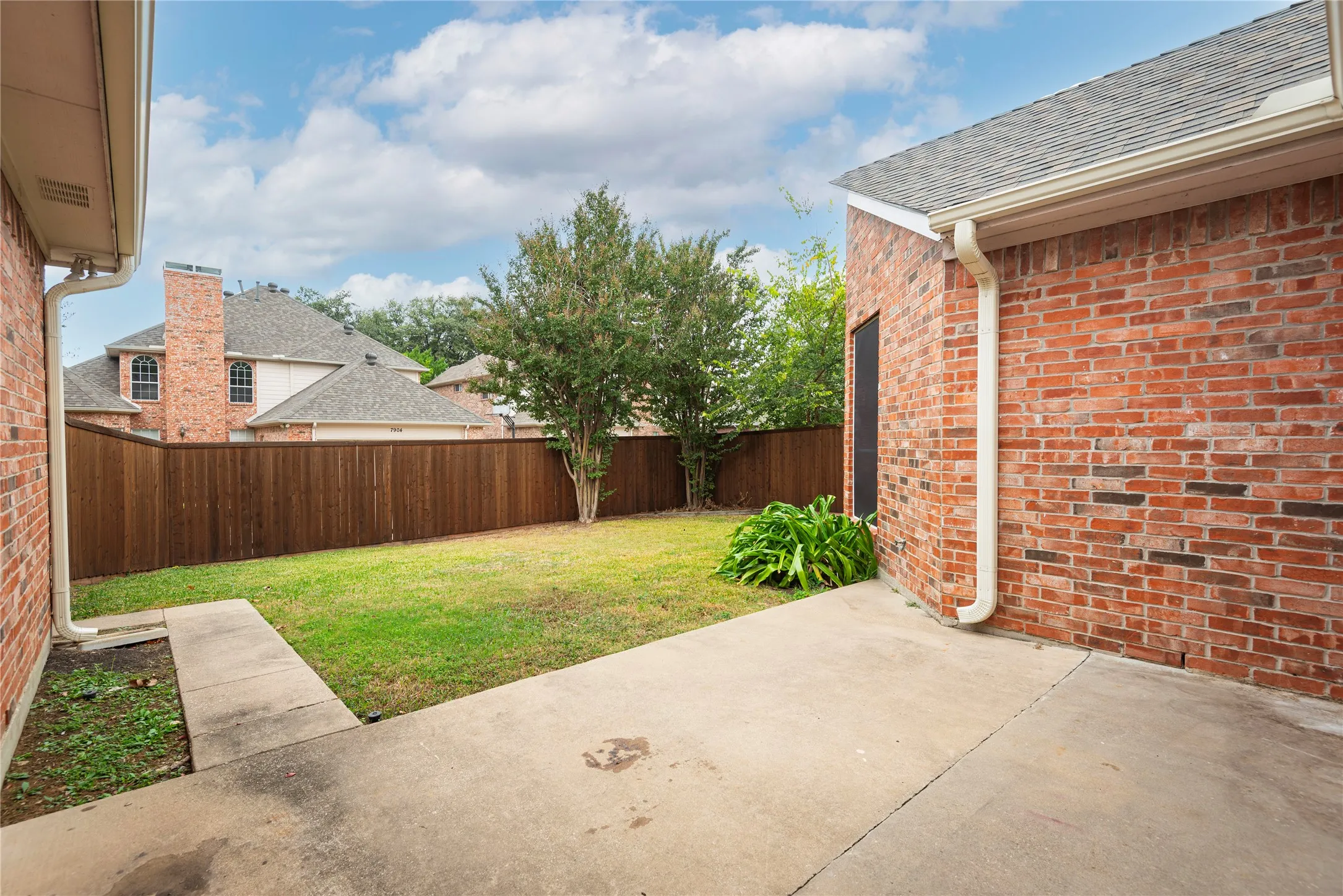 View of yard featuring a patio area