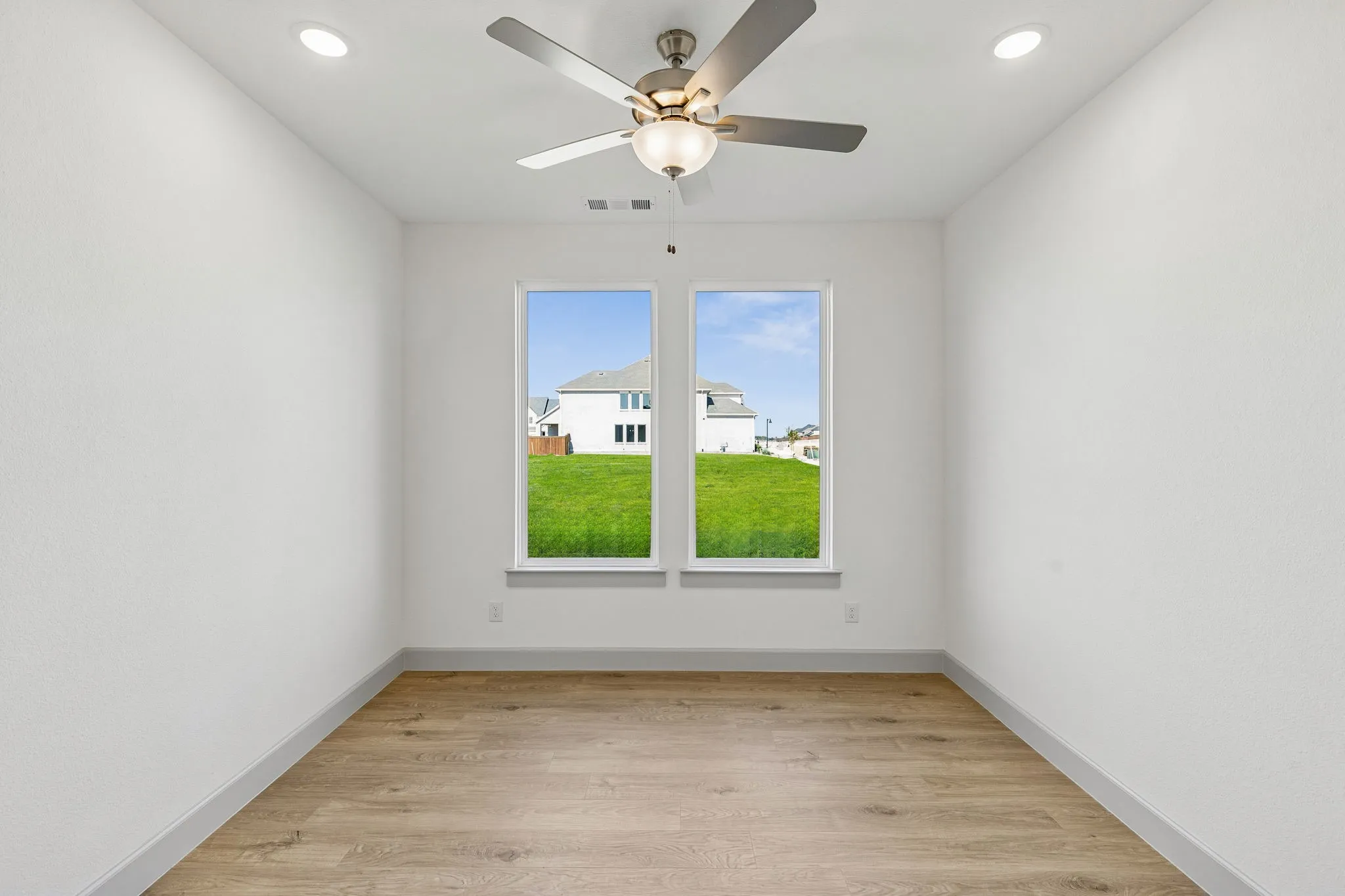 This home office is the perfect place for work or play!