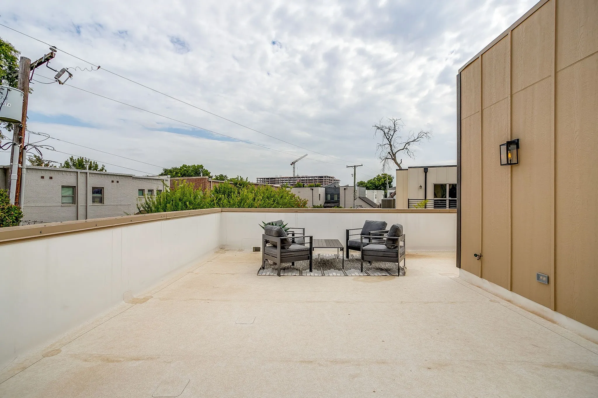 Rooftop deck