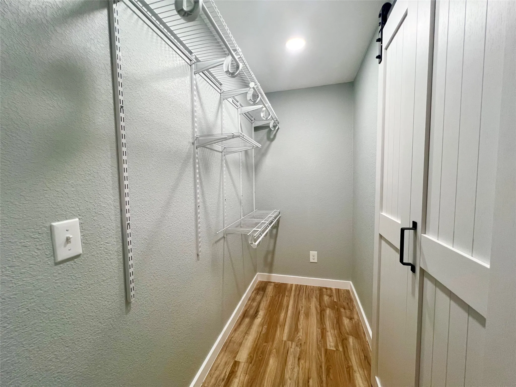 Additional closet space off the primary bedroom