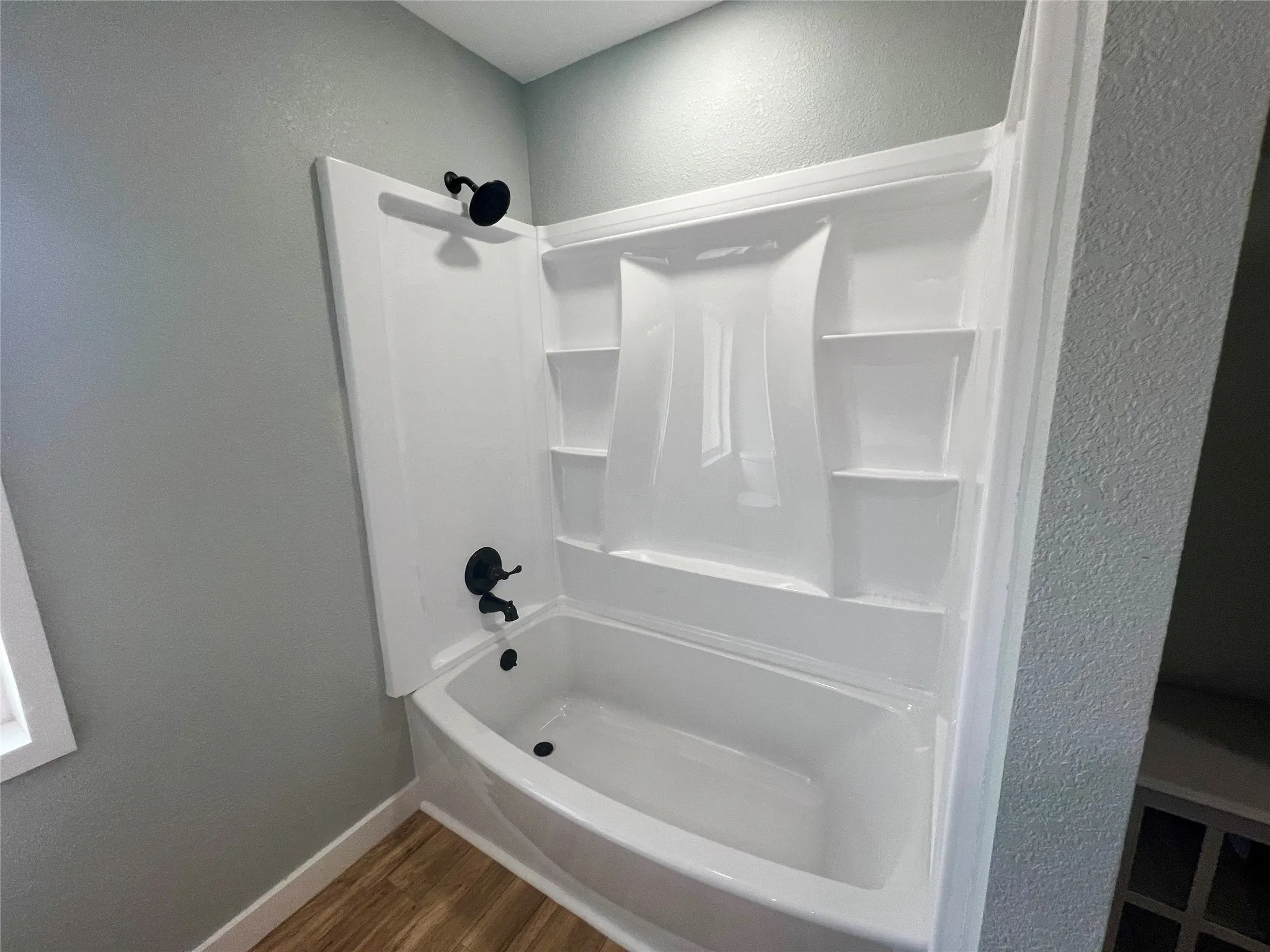 All items in bathroom have been newly installed. Hardware for towels has been purchased.