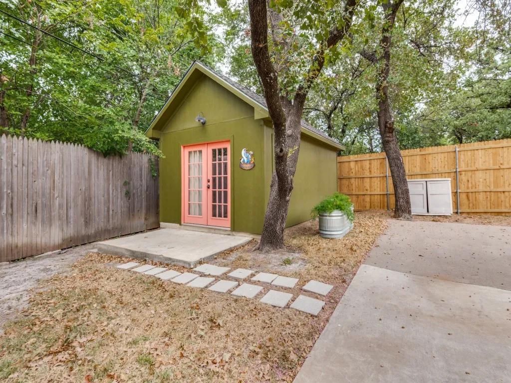 Tiny House is one bedroom with bath and AC.