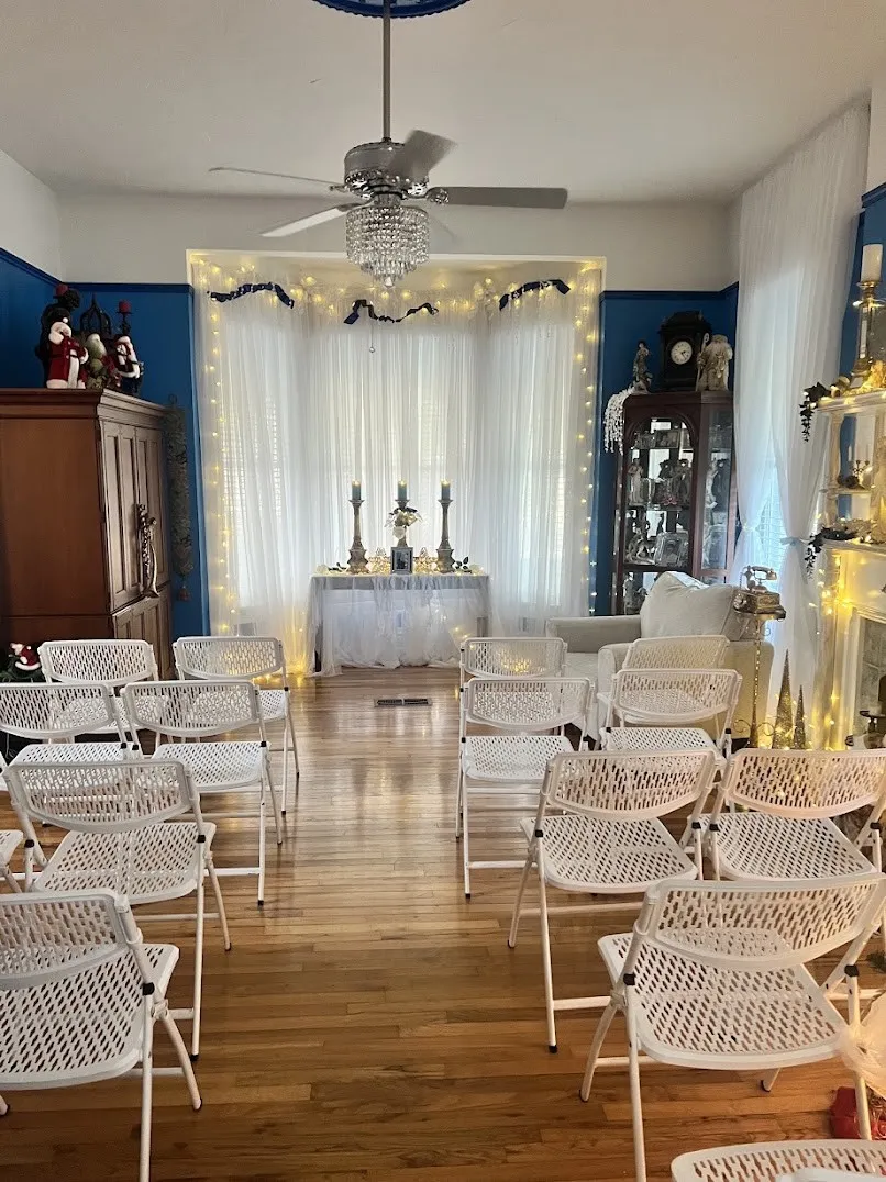 Indoor wedding set up