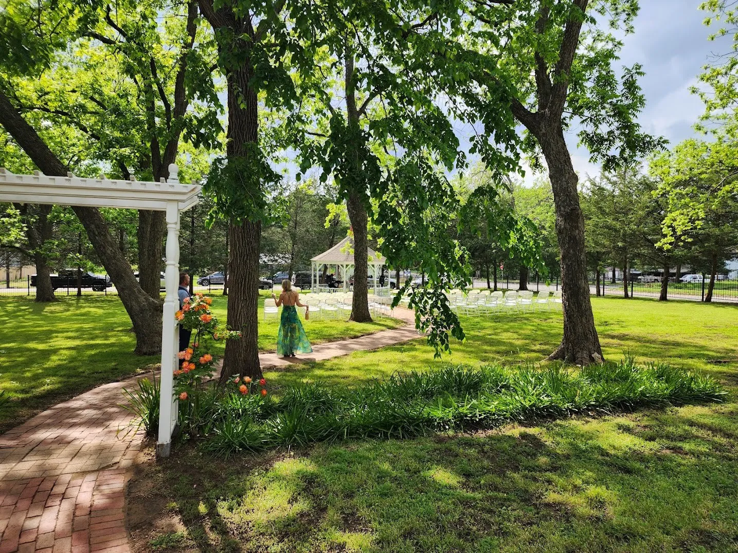 Trail to the gazebo